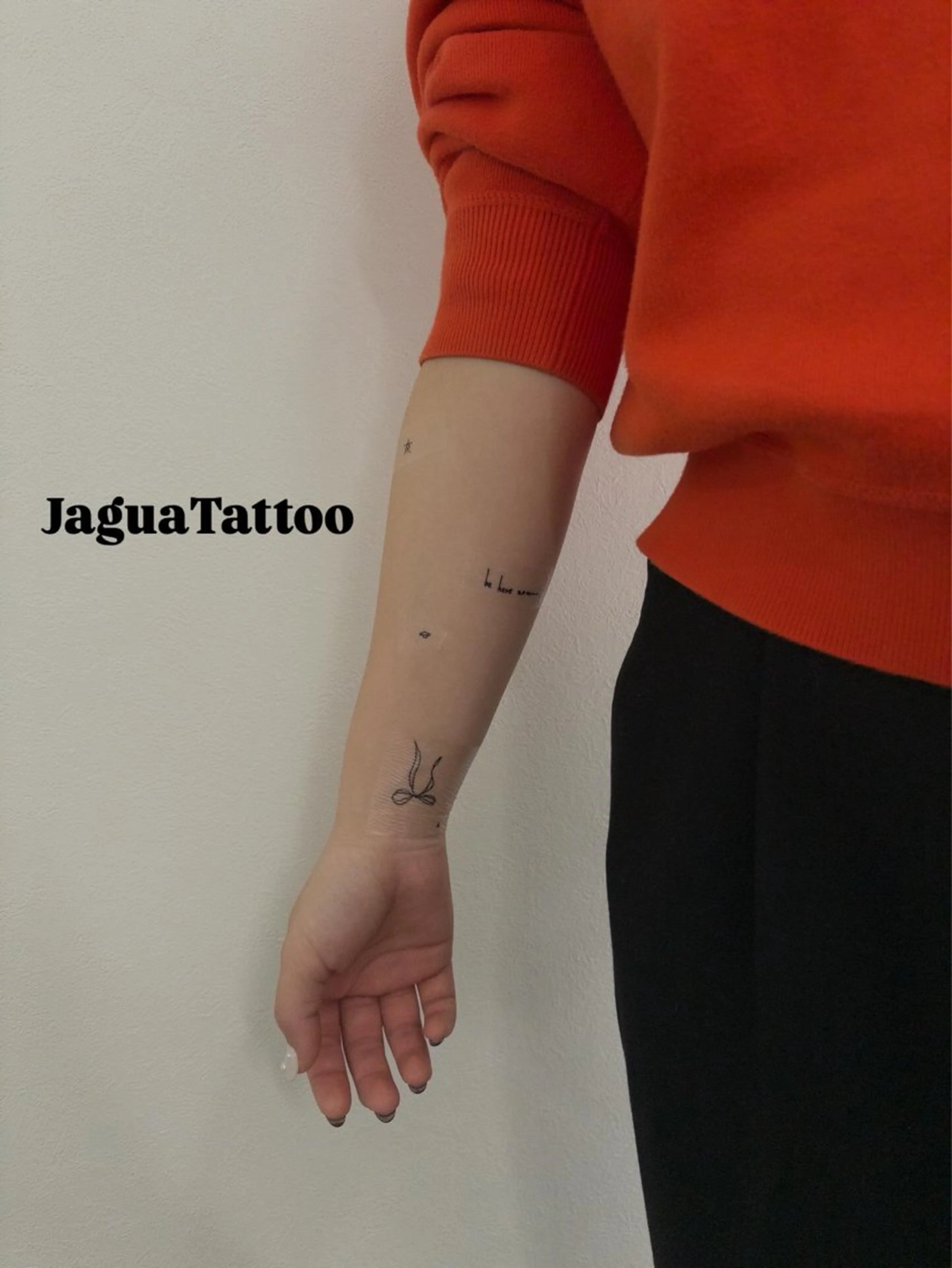 ジャグアタトゥー/シンプルデザイン/Ss size​〜​S size/5箇所セット🉐の写真