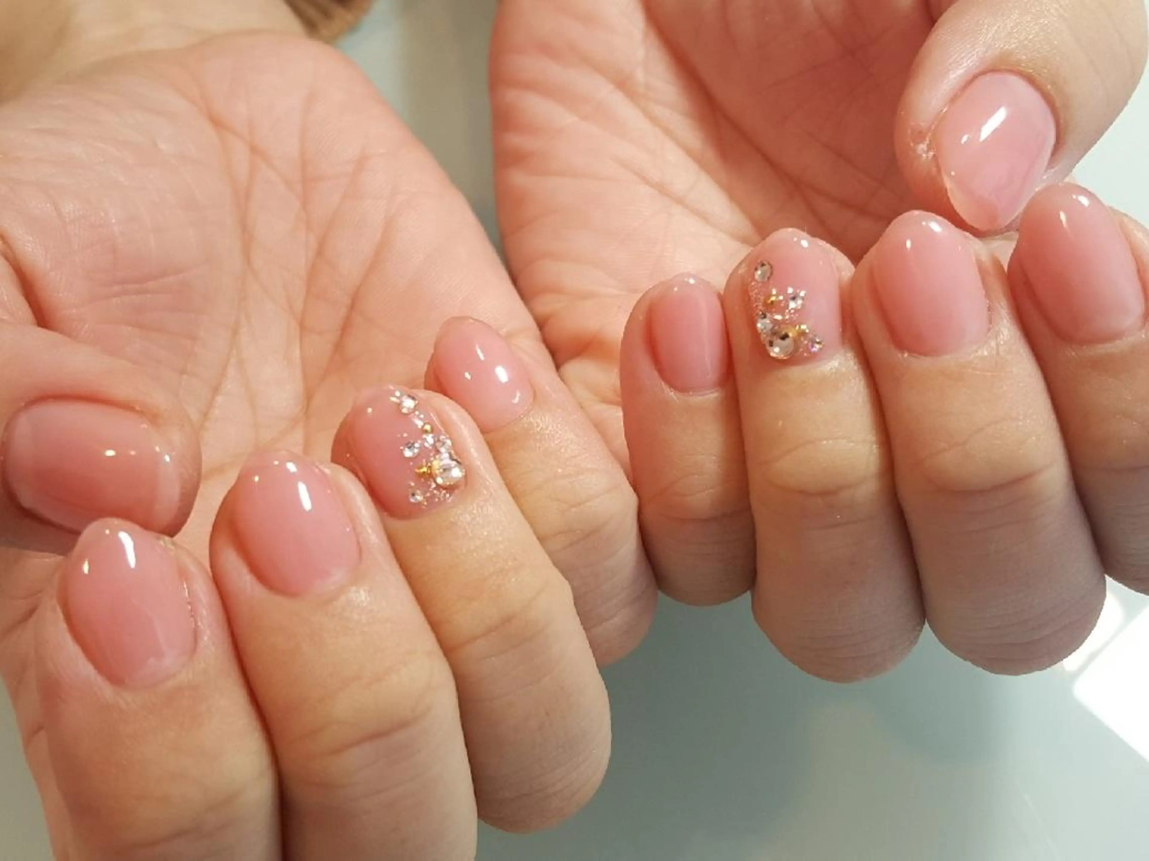 ネイル クリアネイル ピンク 人気エリア💖完全個室【ルリエ】所属・ネイルサロン Lelienルリエのネイルデザイン