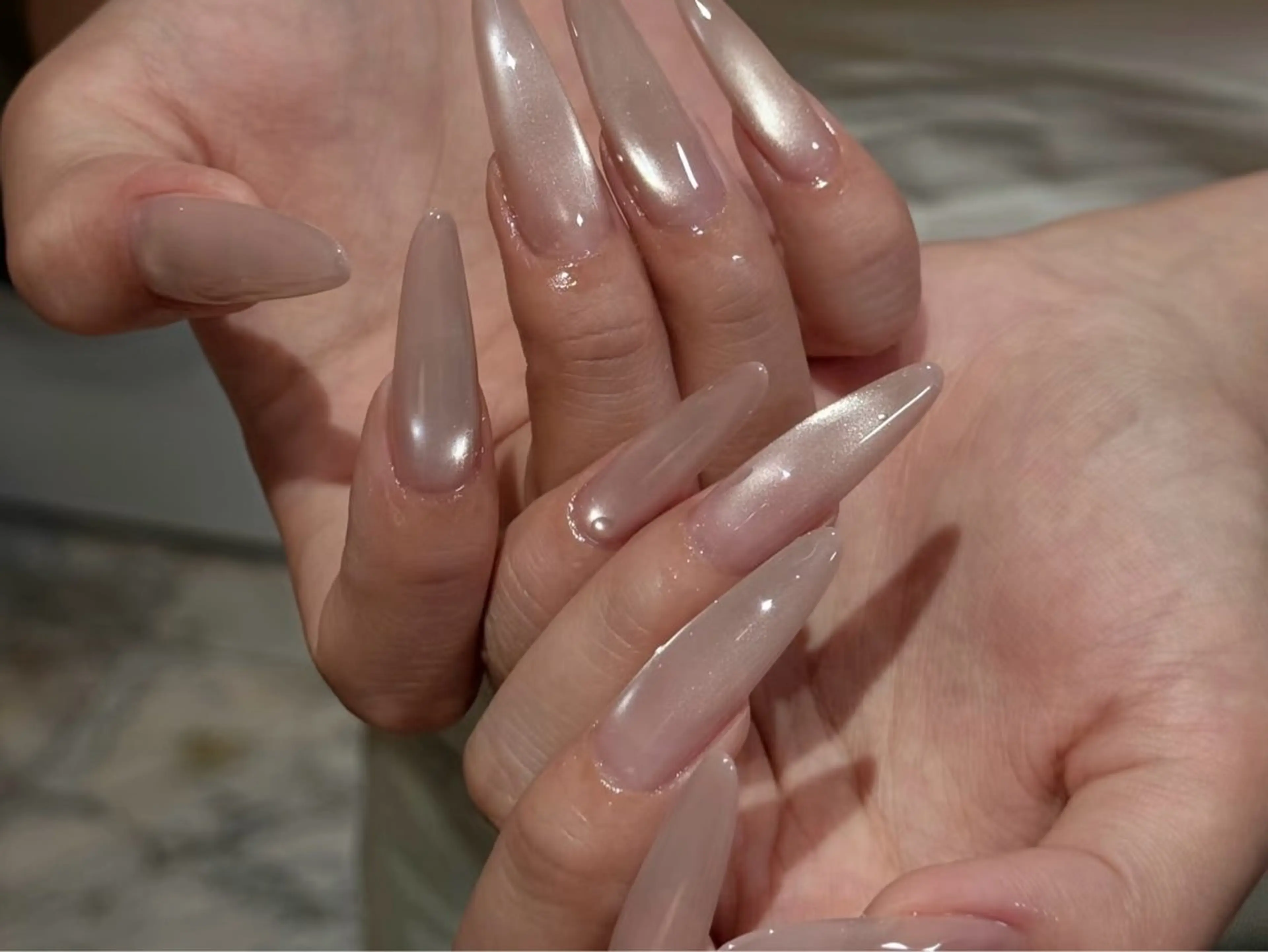 【Jrネイリスト限定】チップ長さだしワンカラーの写真