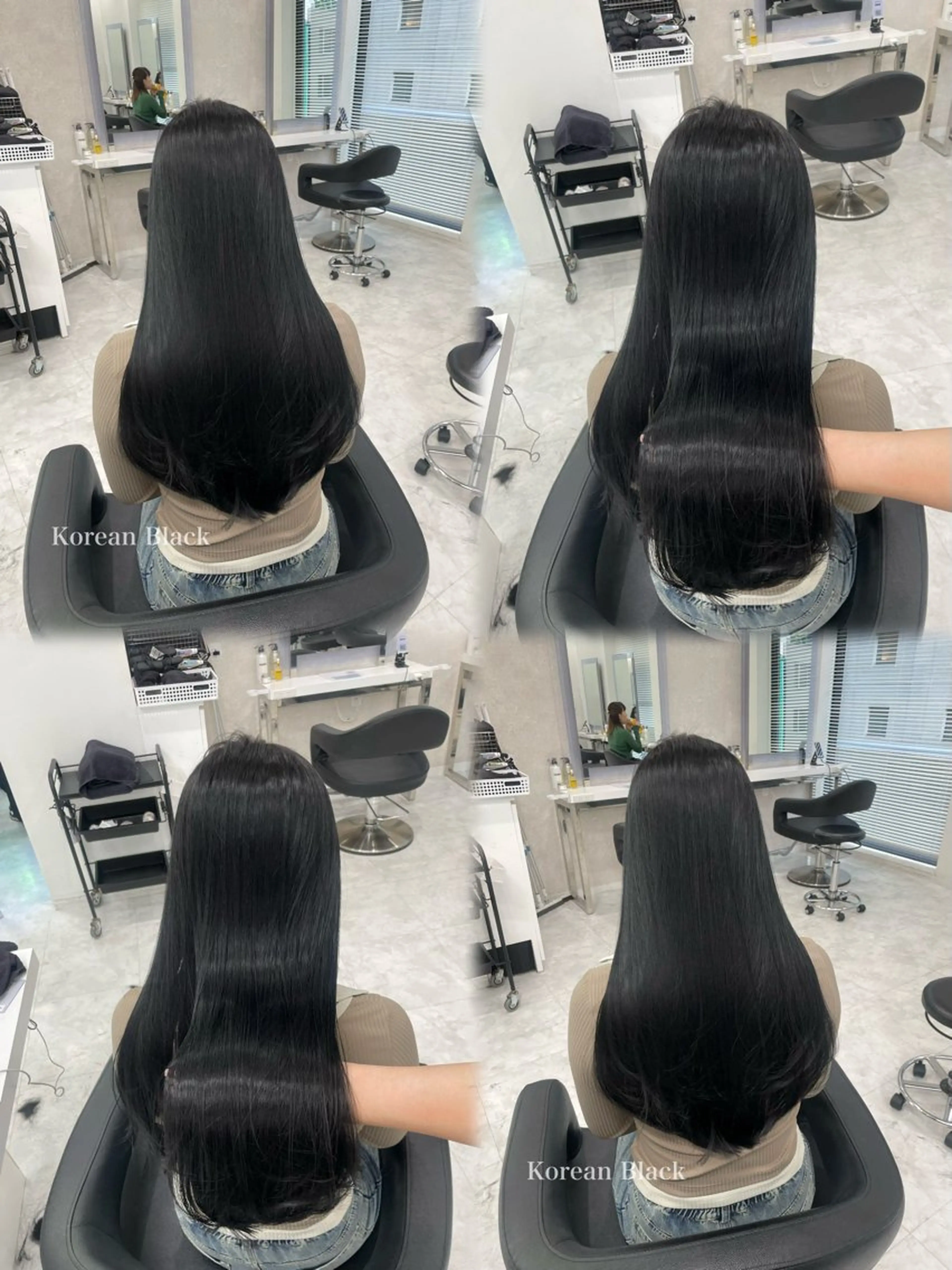 セミロング カラー ヘアアレンジ Ella所属・nana【艶髪】/ レイヤー/縮毛矯正のヘアスタイル