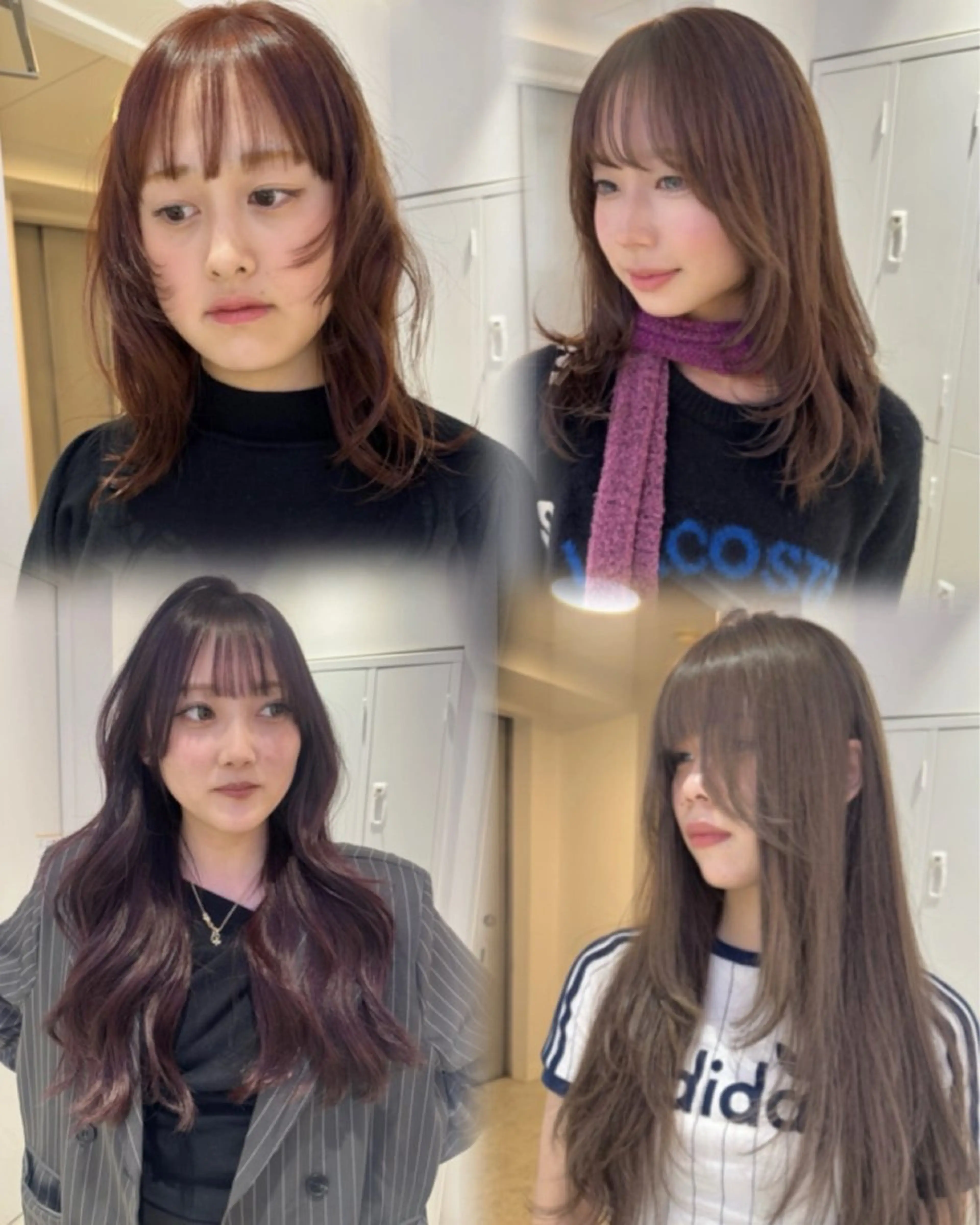 セミロング カラー ブリーチ ダブルカラー ブリーチなしカラー ヘアカラー トリートメント Ami/艶カラー/ レイヤー/ハイトーンのヘアスタイル