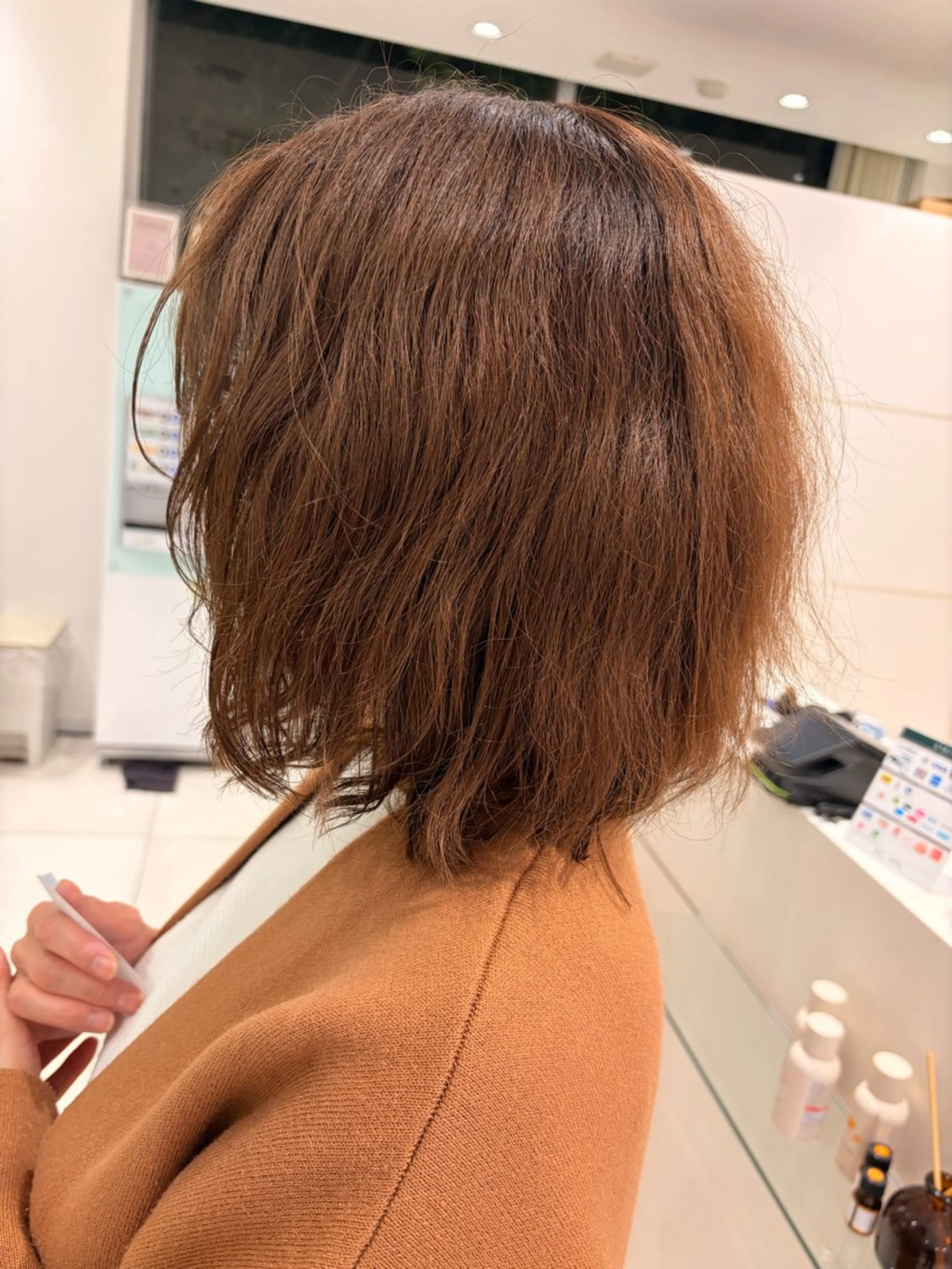 ミディアム カラー ヘアカラー トリートメント ヘッドスパ 透明感/艶感カラー✨ 西澤駿のヘアスタイル
