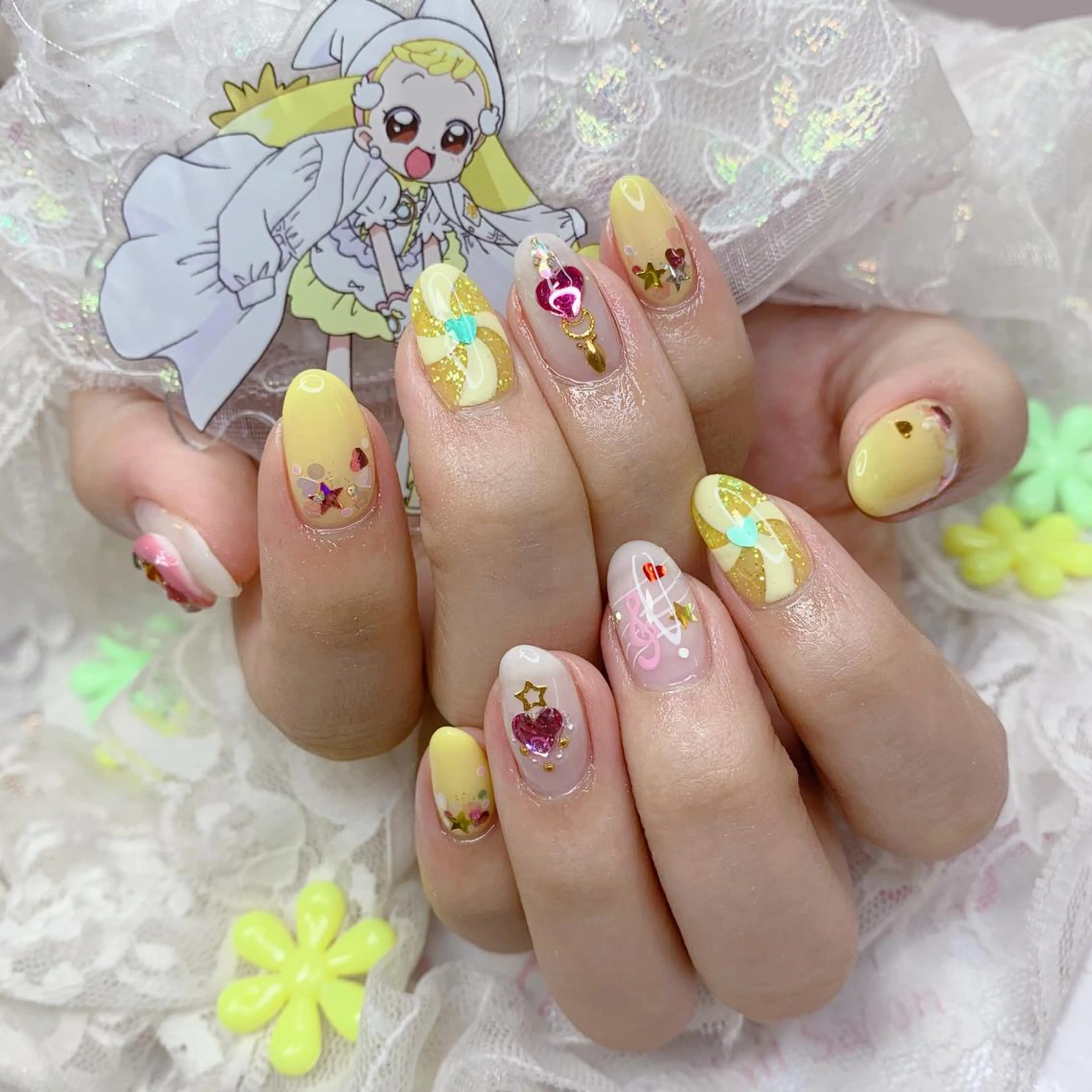 ネイル ハンドネイル La neige* yuki 🥯🍑のネイルデザイン