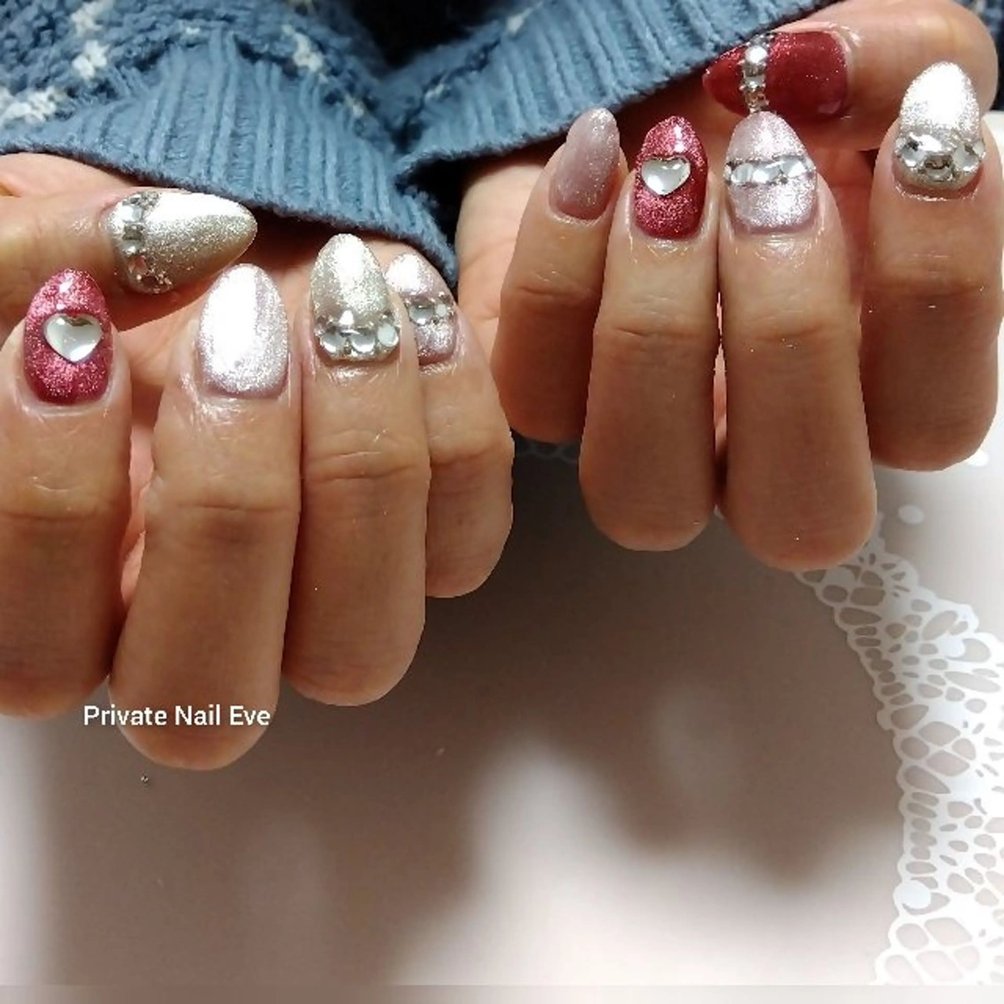 ネイル マグネットネイル ハンドネイル ネイル junkoのネイルデザイン