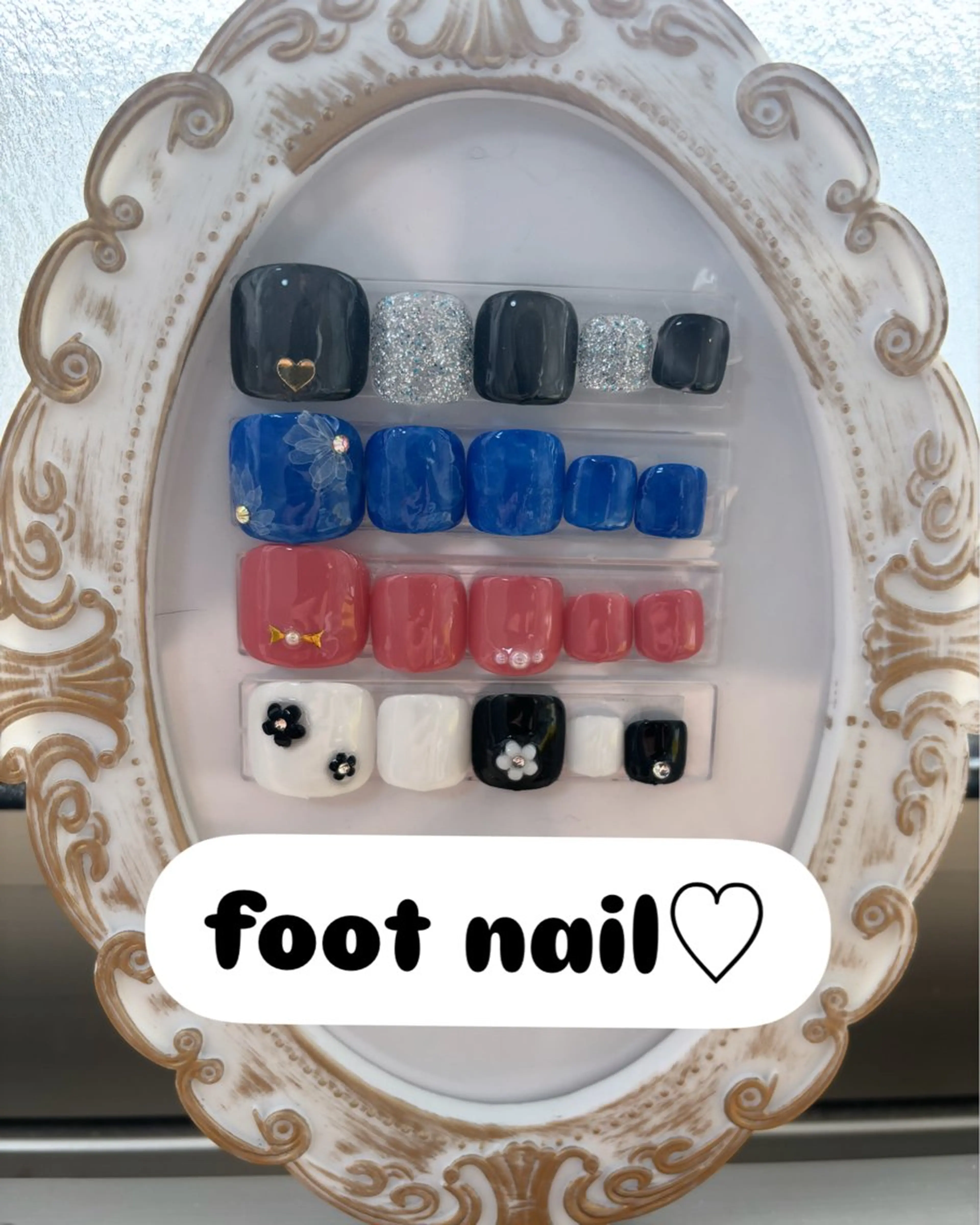 ネイル フラッシュネイル フットネイル フレンチネイル ジェルネイル ガラスフレンチ Nail salon Natulalのネイルデザイン