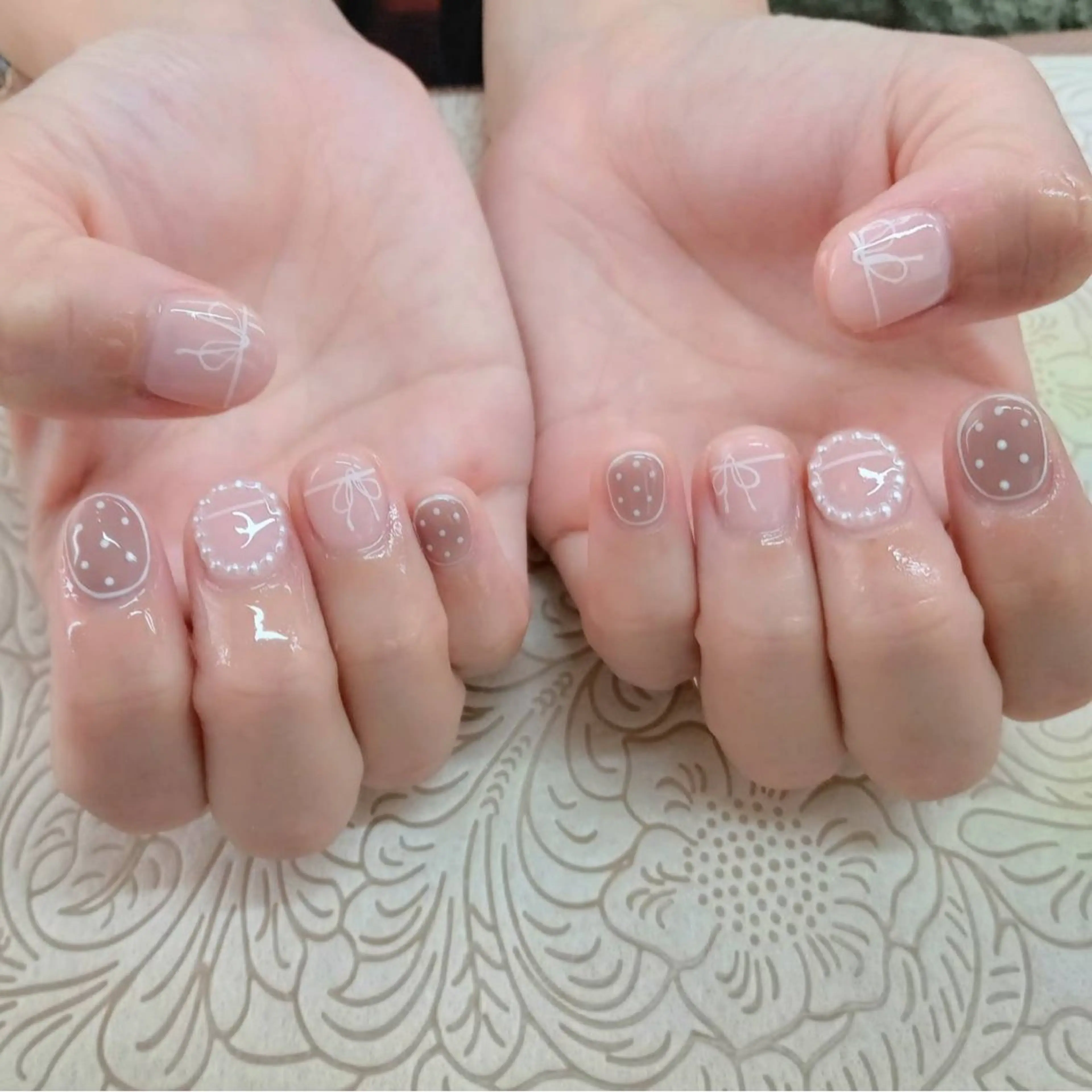ネイル フラワーネイル precious nail room所属・precious nail roomのネイルデザイン
