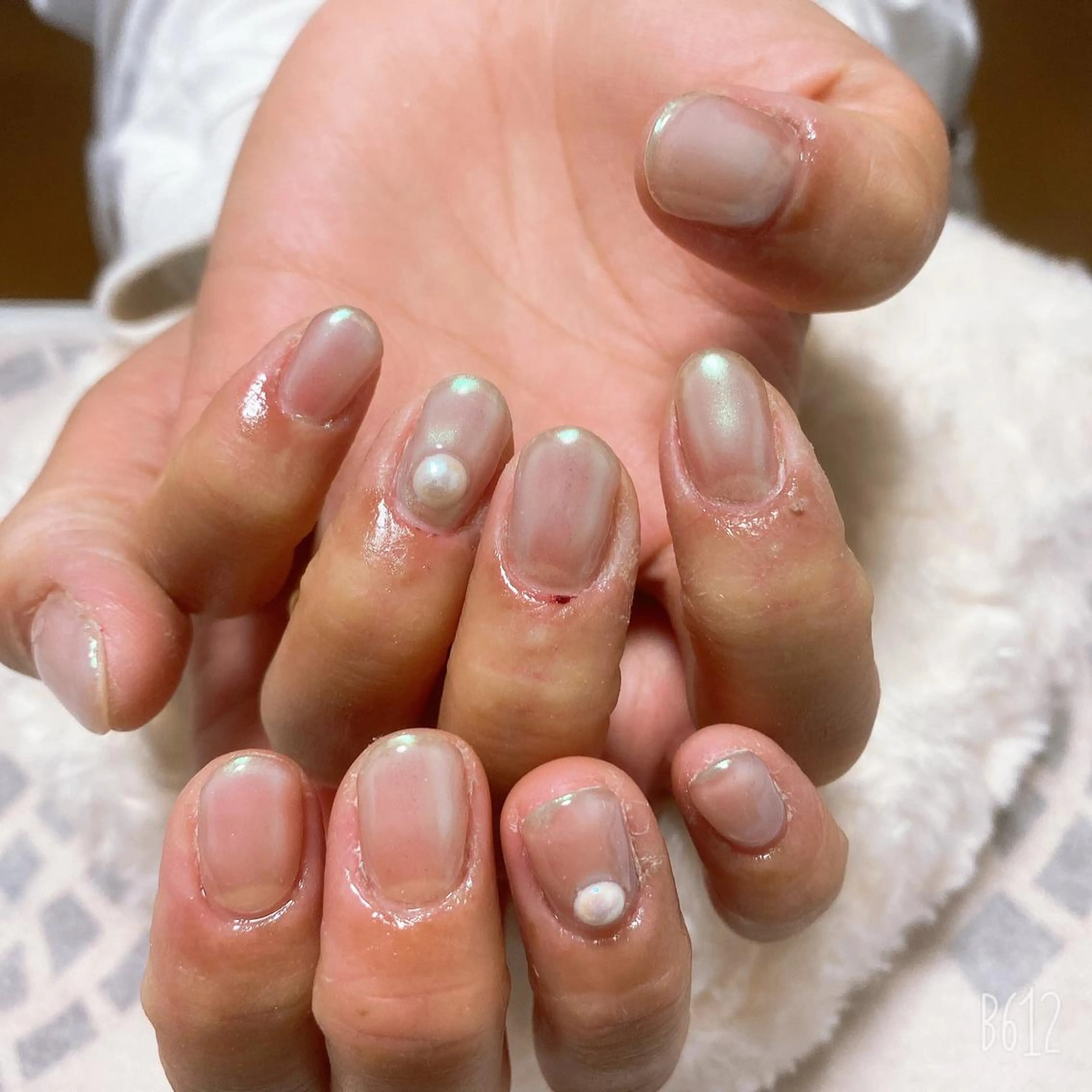 ネイル The Best Beauty受付担当のヘアスタイル