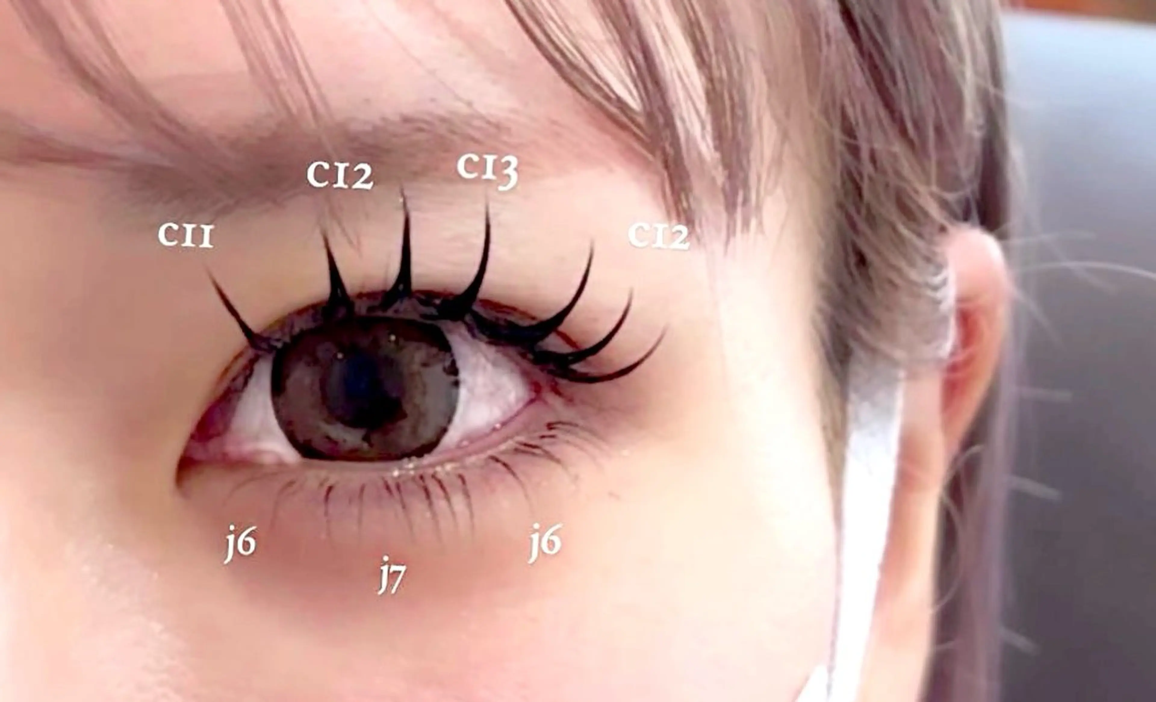 マツエク・マツパ 束感まつ毛 下まつげエクステ 【eye.C代表】 山田佳菜のマツエク・マツパデザイン