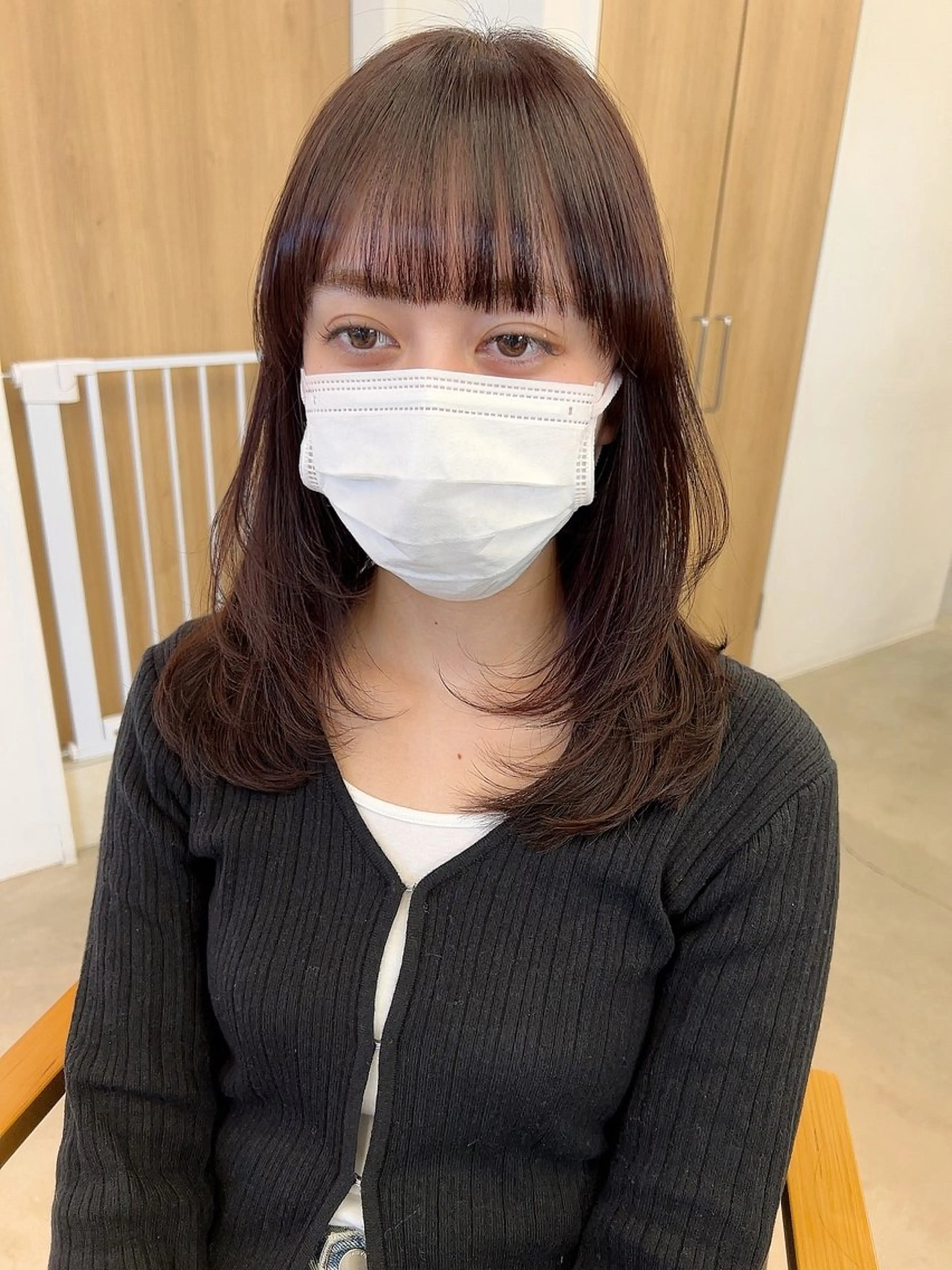 セミロング カット ヘアカラー トリートメント vince. moekoのヘアスタイル