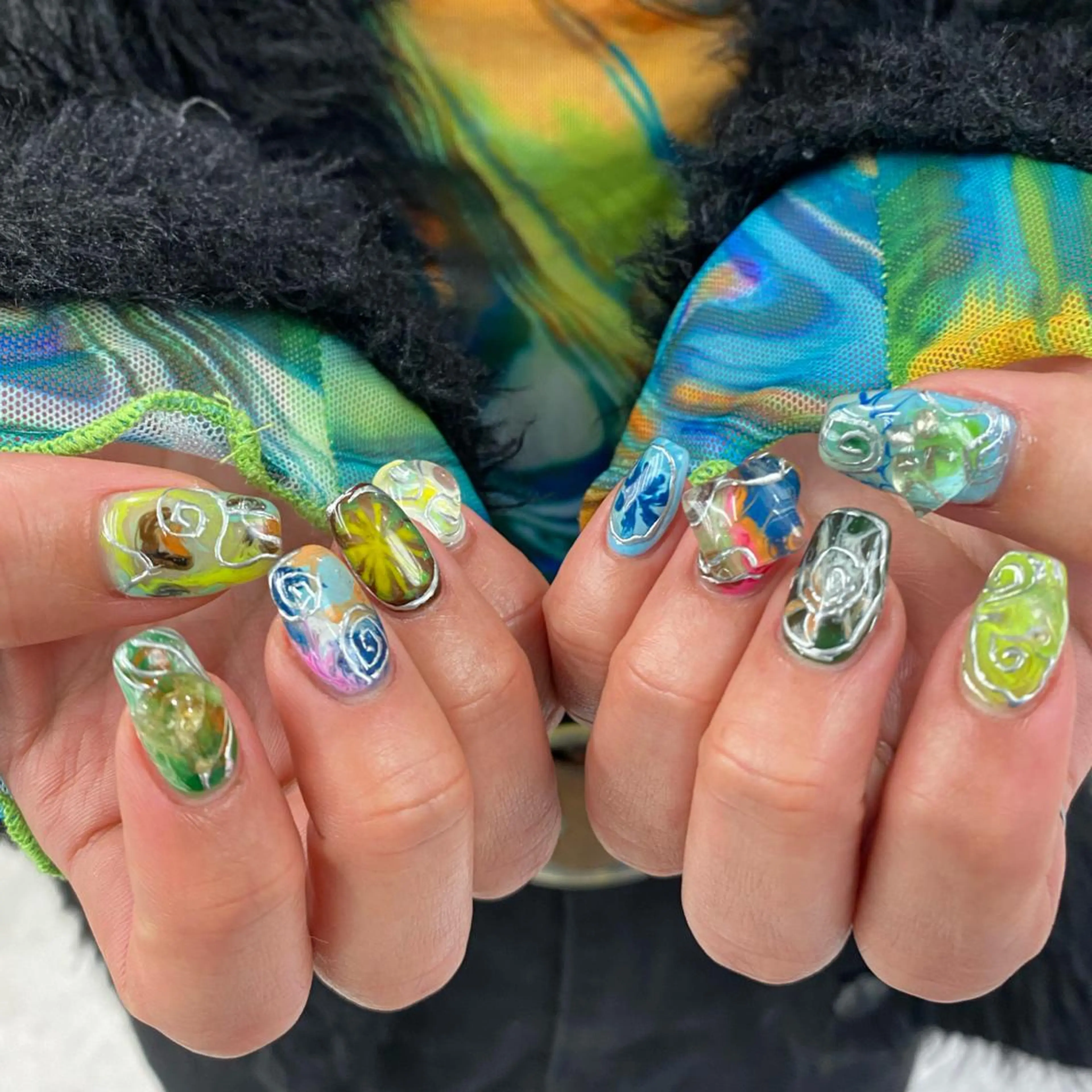 ネイル ハンドネイル Shiori･:* 💫のネイルデザイン