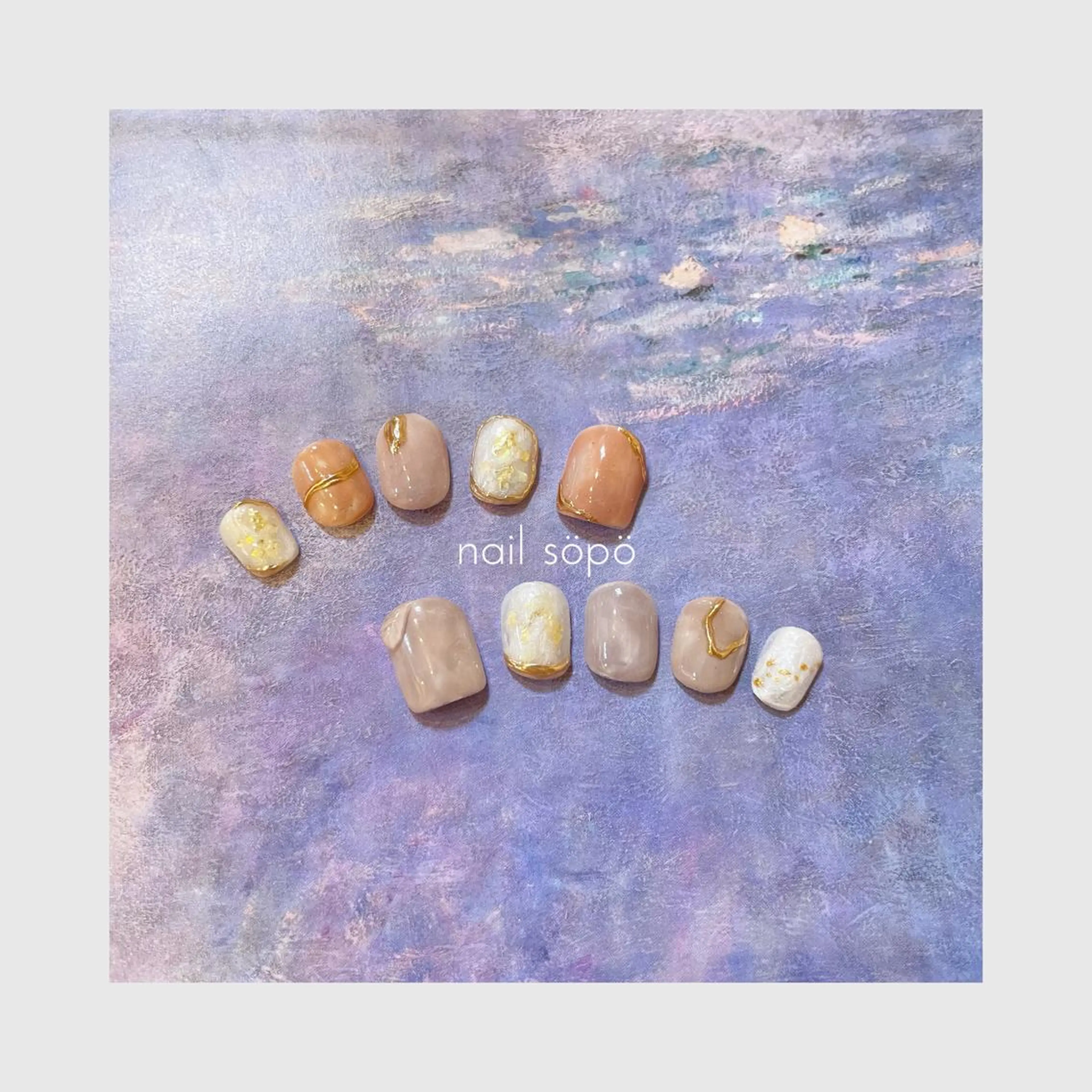 ネイル 自由が丘✳︎奥沢 nail söpöのネイルデザイン