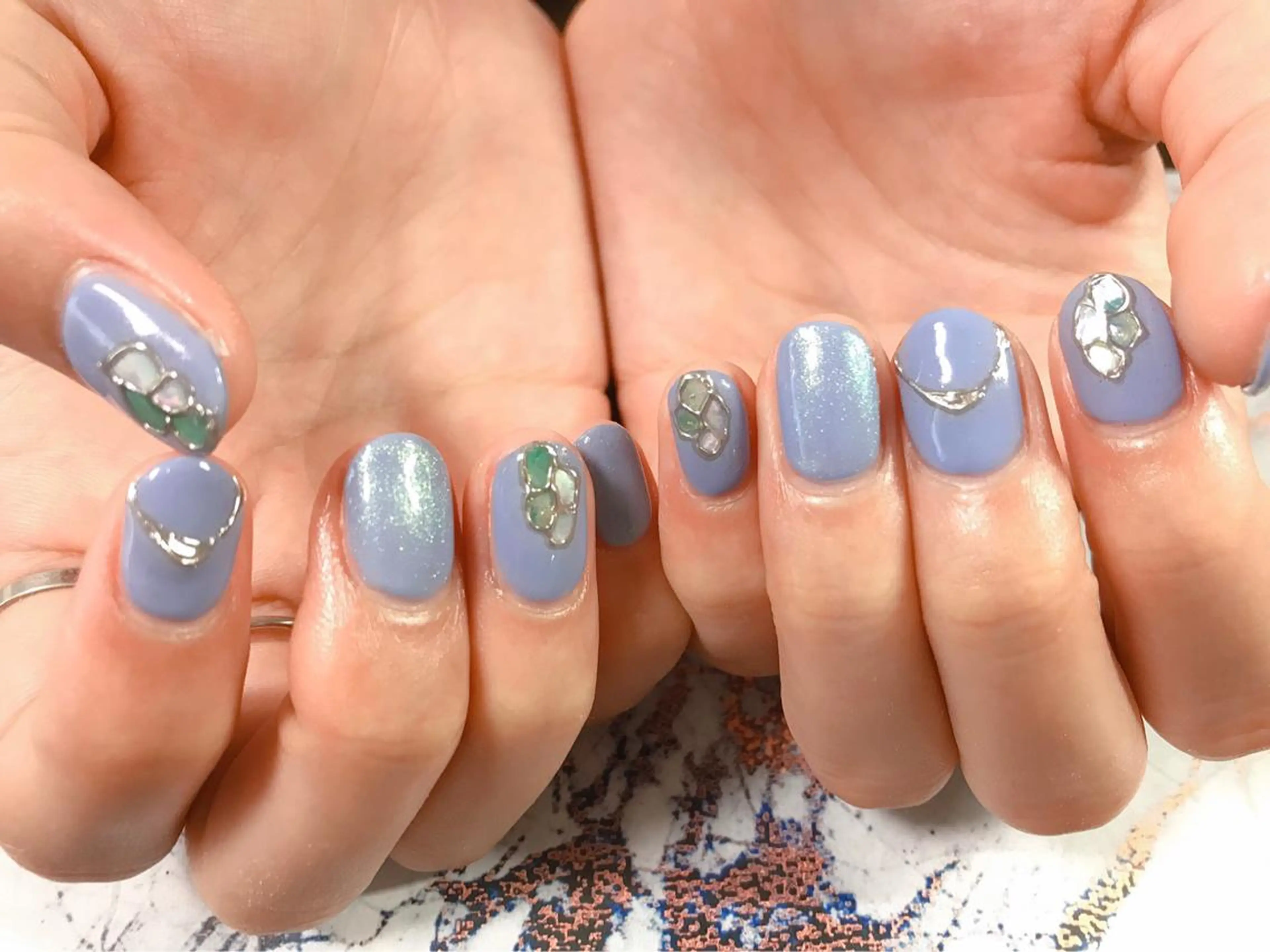 ネイル 夏ネイル Mogu nail 二子玉川のネイルデザイン