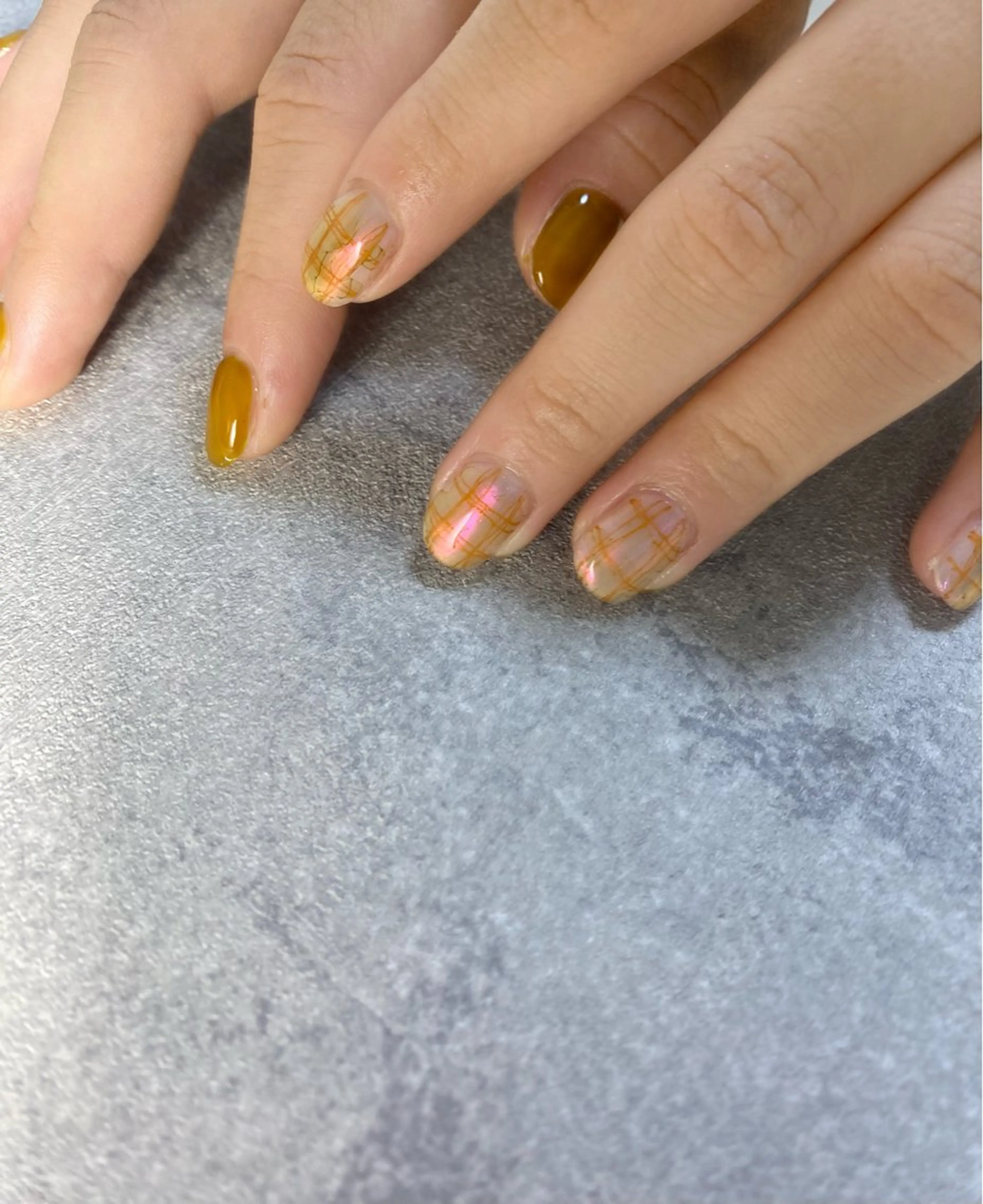 ネイル アートネイル ニュアンスネイル 北小岩ネイリスト吉田 由圭のネイルデザイン