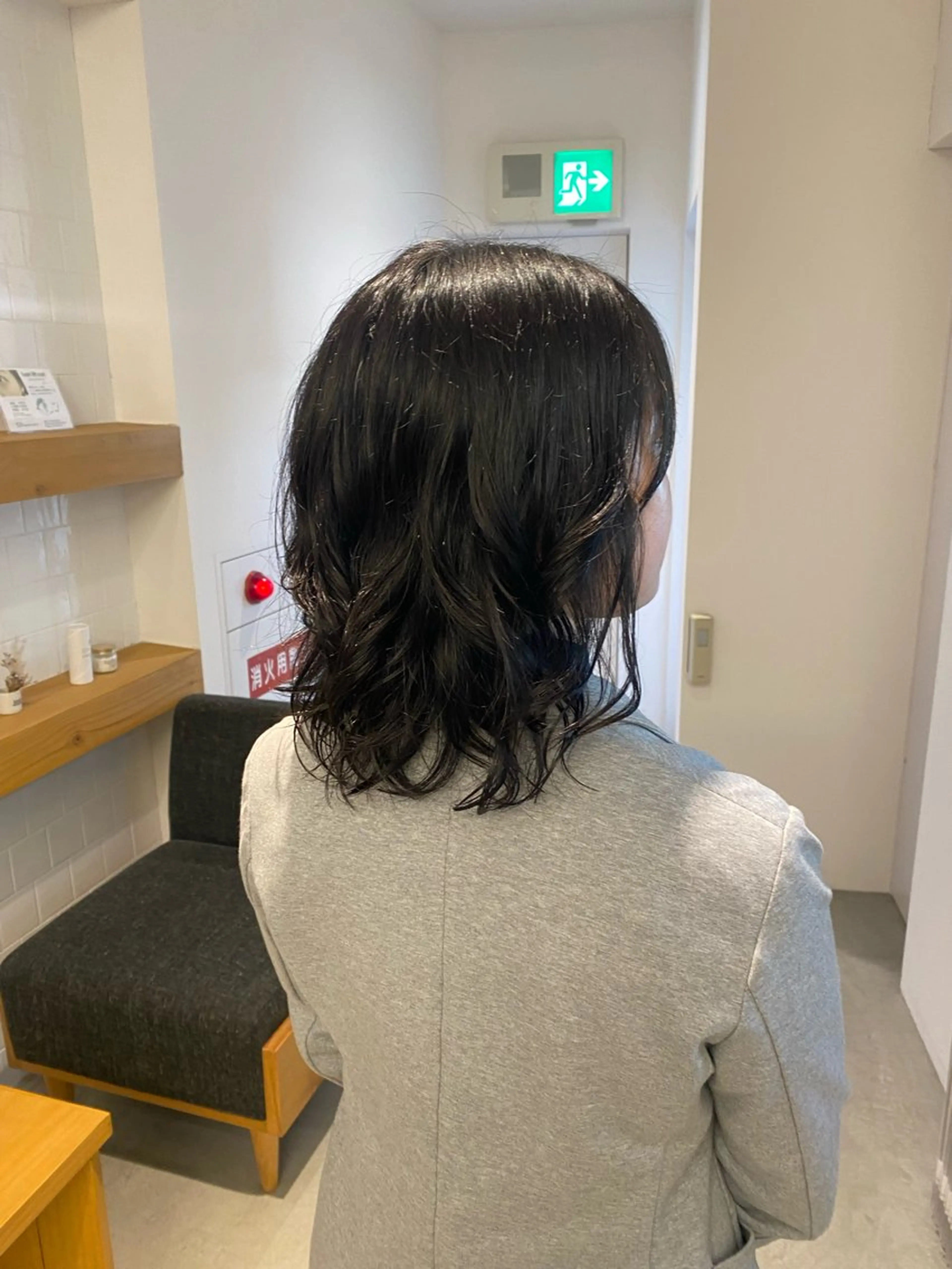 ミディアム パーマ ミディアムパーマ デジタルパーマ カット ヘアカラー トリートメント ♡ハッシュカット/ レイヤー/yucoのヘアスタイル