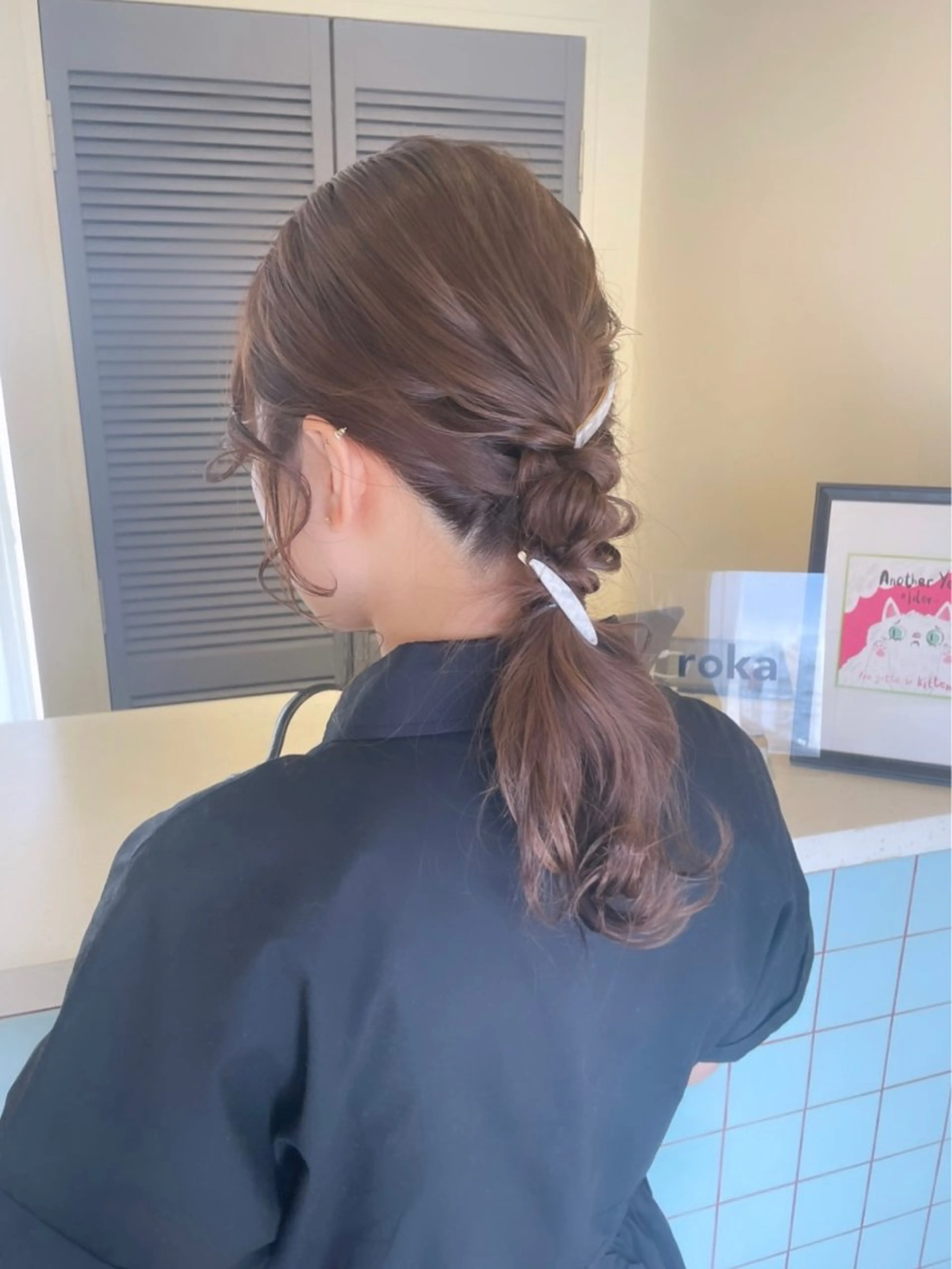 ヘアアレンジ 若月 あやかのヘアスタイル