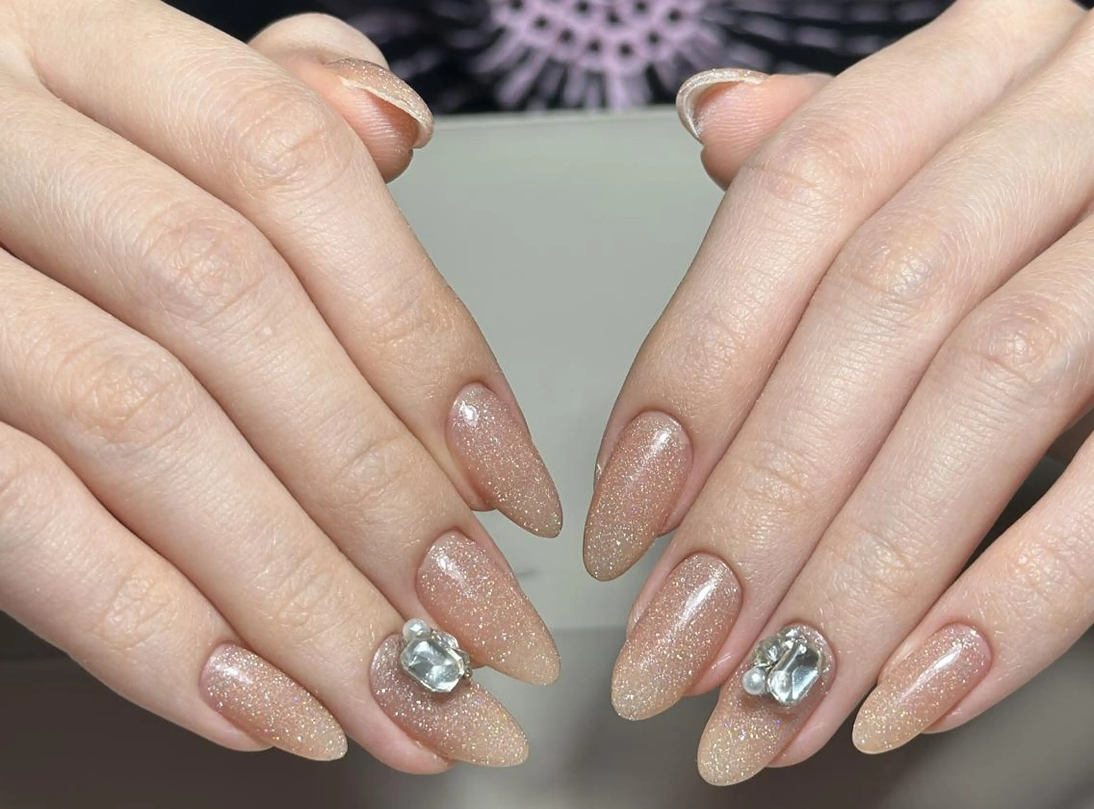 ネイル ハンドネイル By moonネイル 🌷ワンホン/韓国風のネイルデザイン