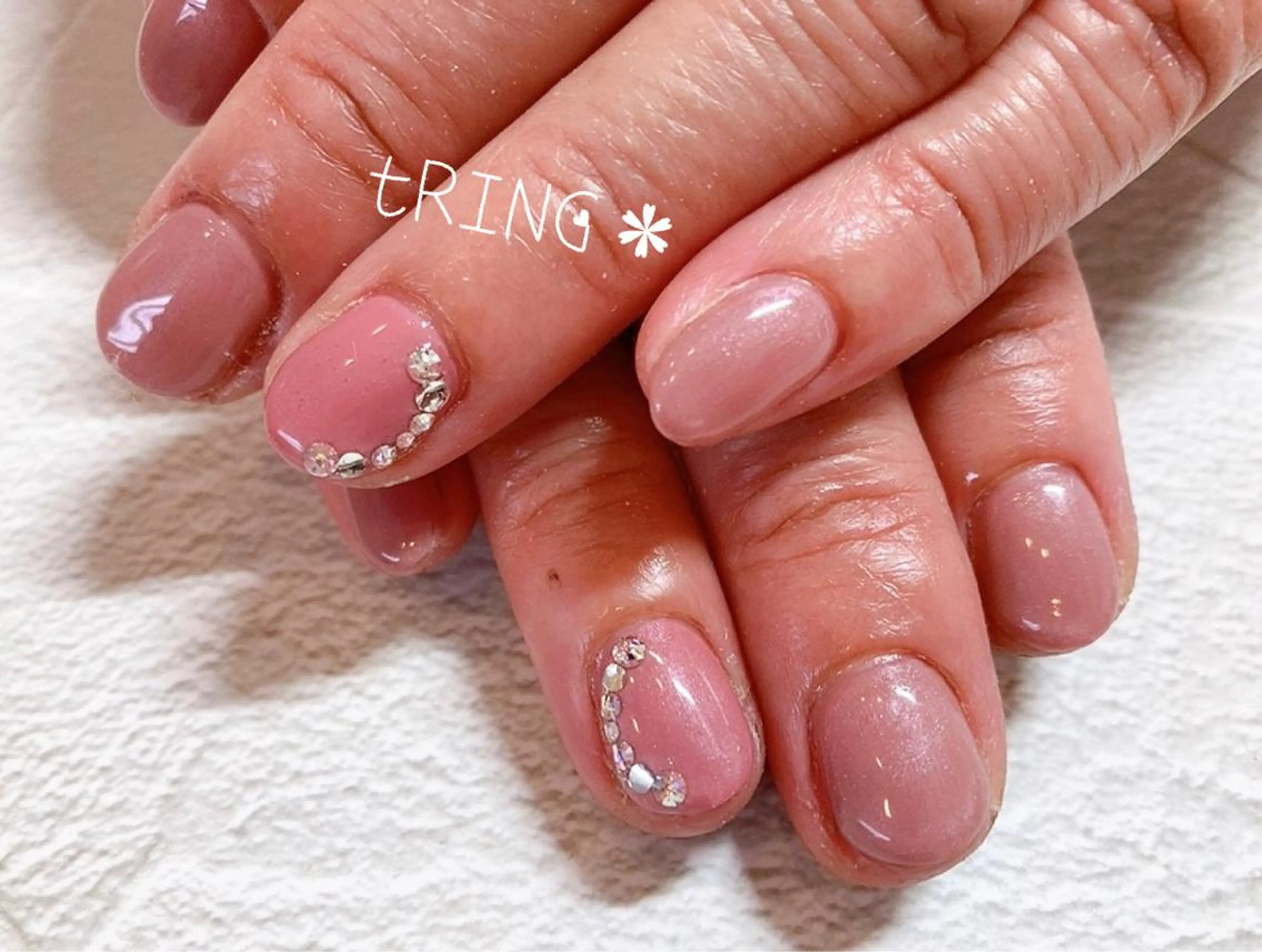 ネイル ハンドネイル tRING＊ しいの木台のネイルデザイン