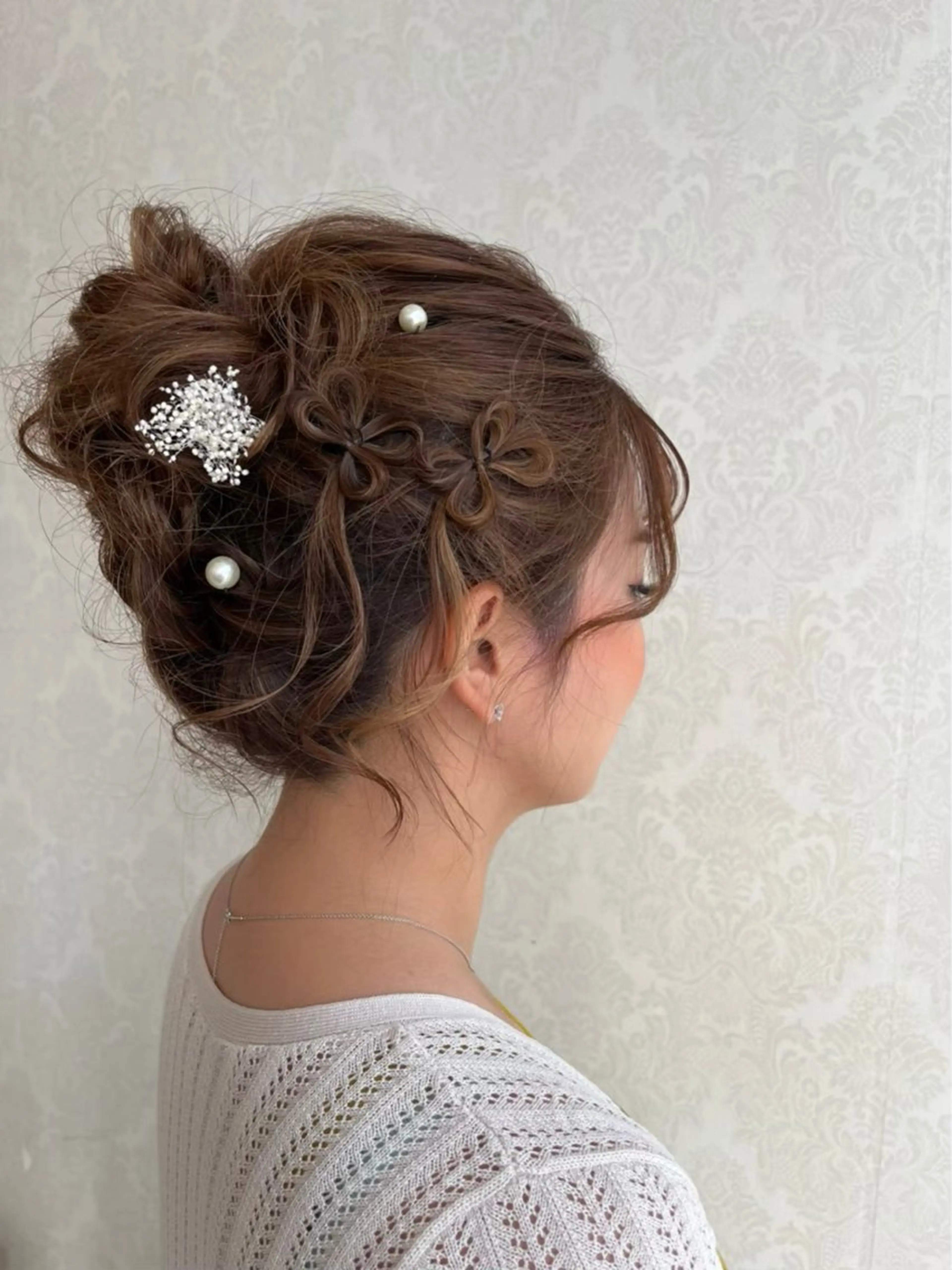 簡単アレンジヘアセット☆の写真