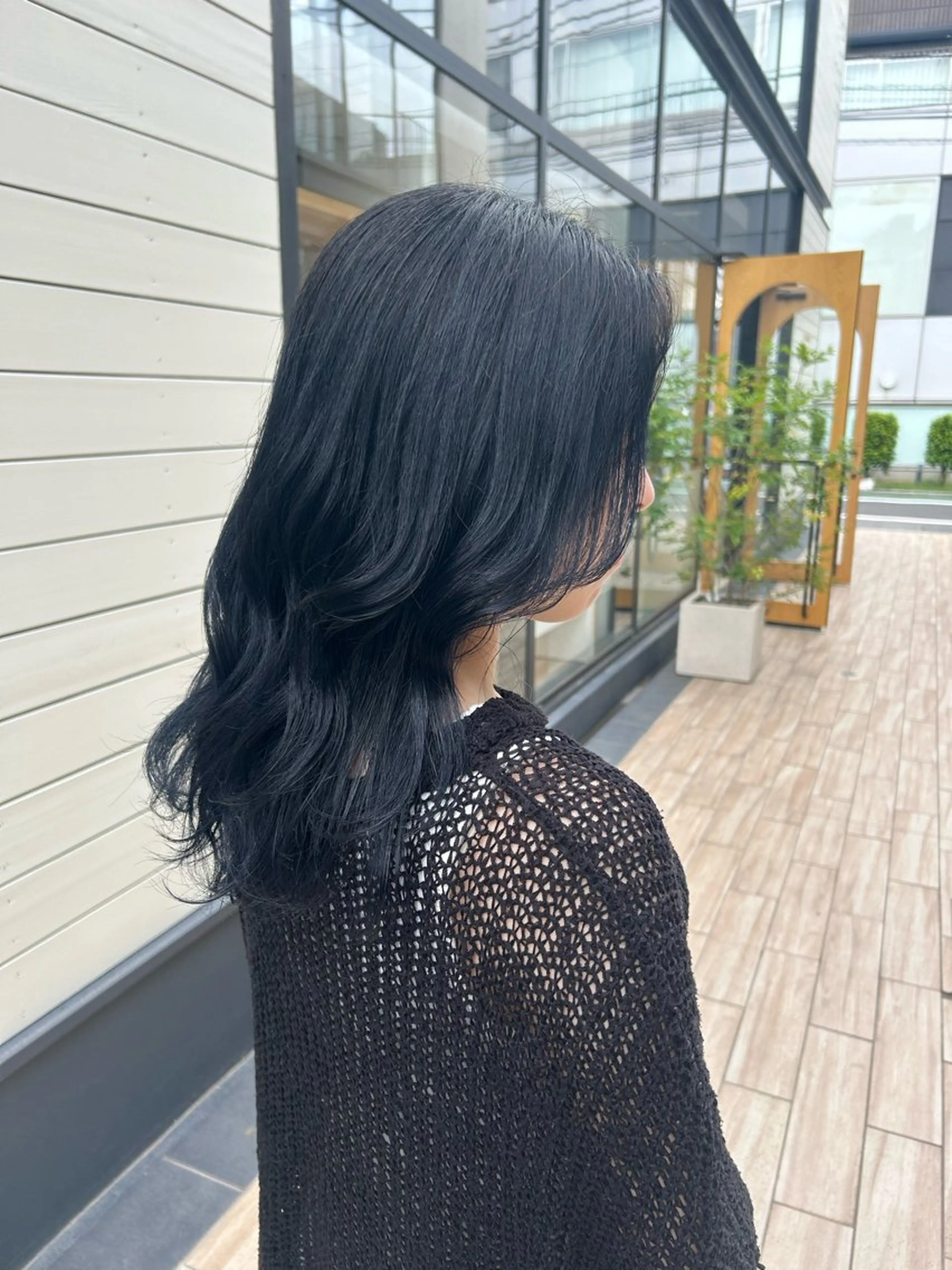 セミロング カラー ヘアアレンジ ブリーチ カット ヘアカラー トリートメント yuka .のヘアスタイル