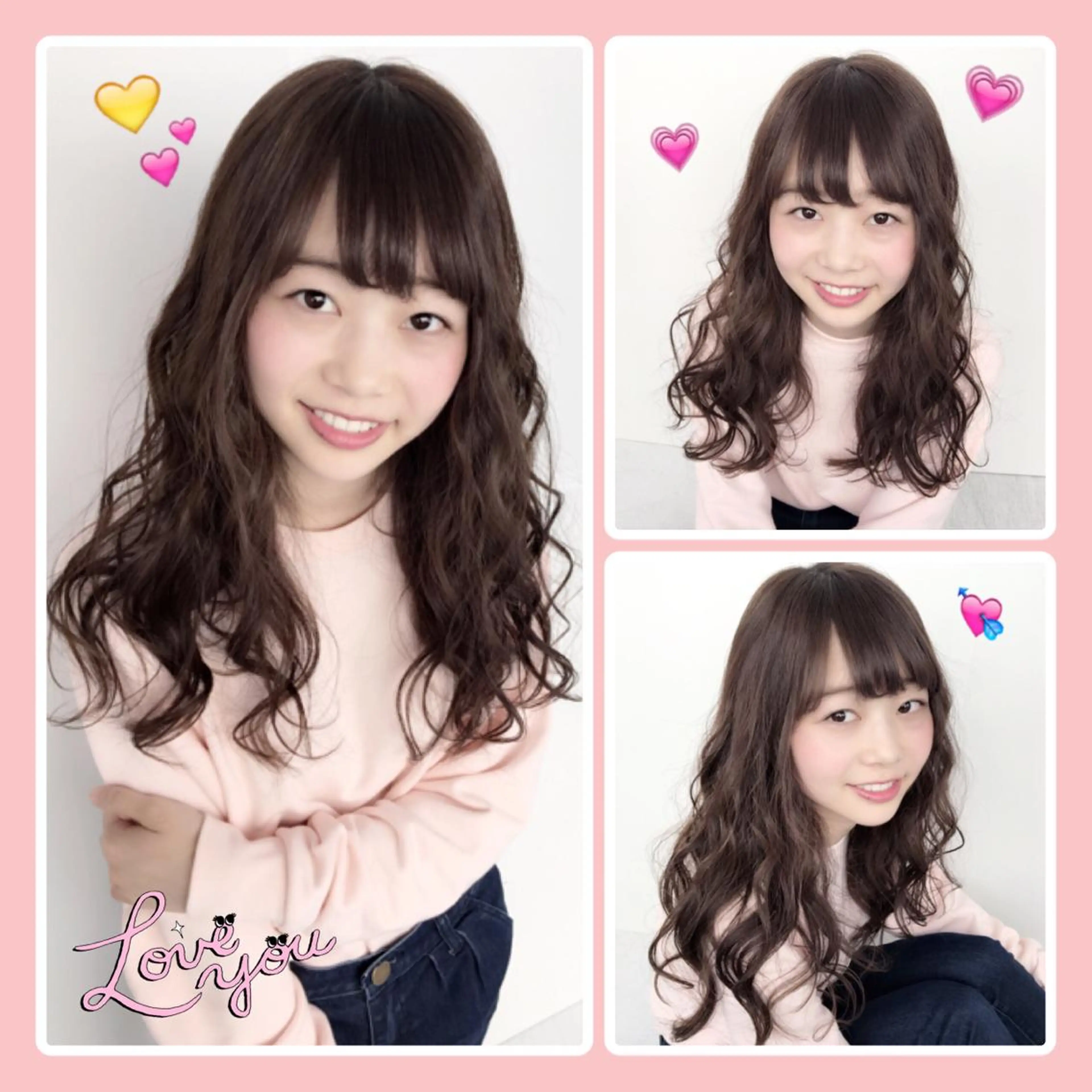 ロング パーマ 韓国ヘア得意❤︎森澤 悠佳のヘアスタイル