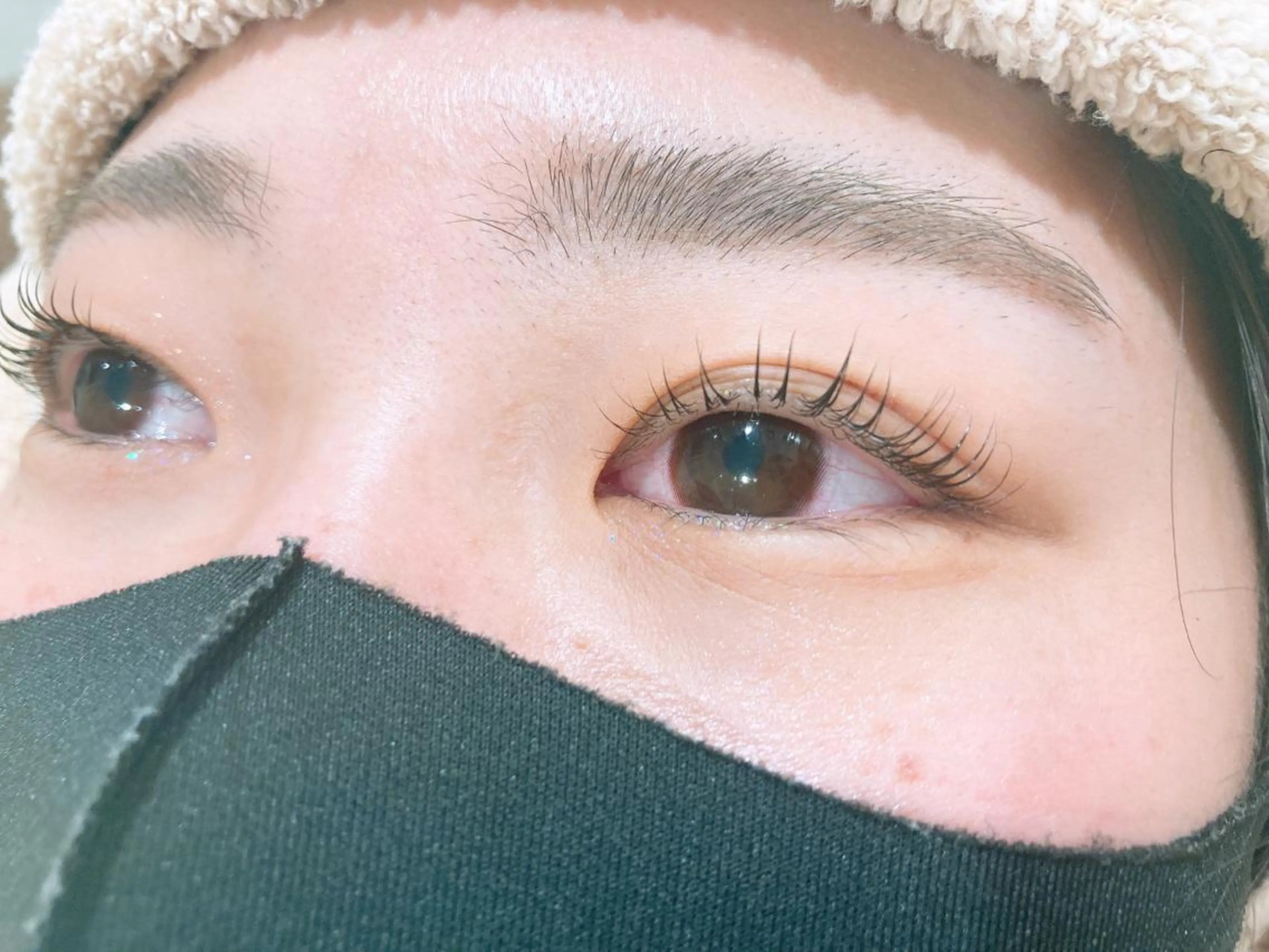 マツエク・マツパ 曲がる縮毛矯正 LIBER 岩名のヘアスタイル