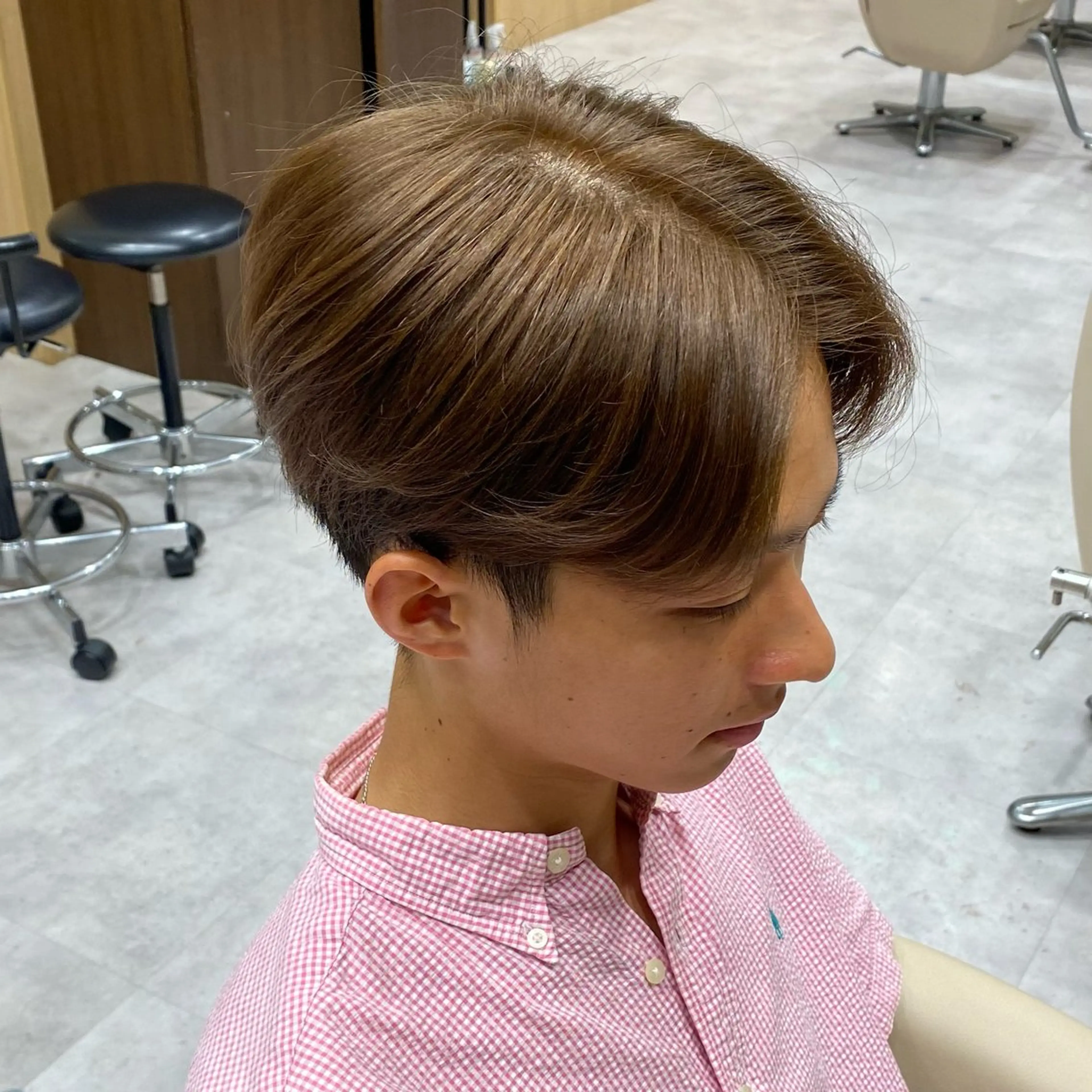 ショート カラー メンズ UNIX所属・村上翼/ハンサム ショート/パーマのヘアスタイル