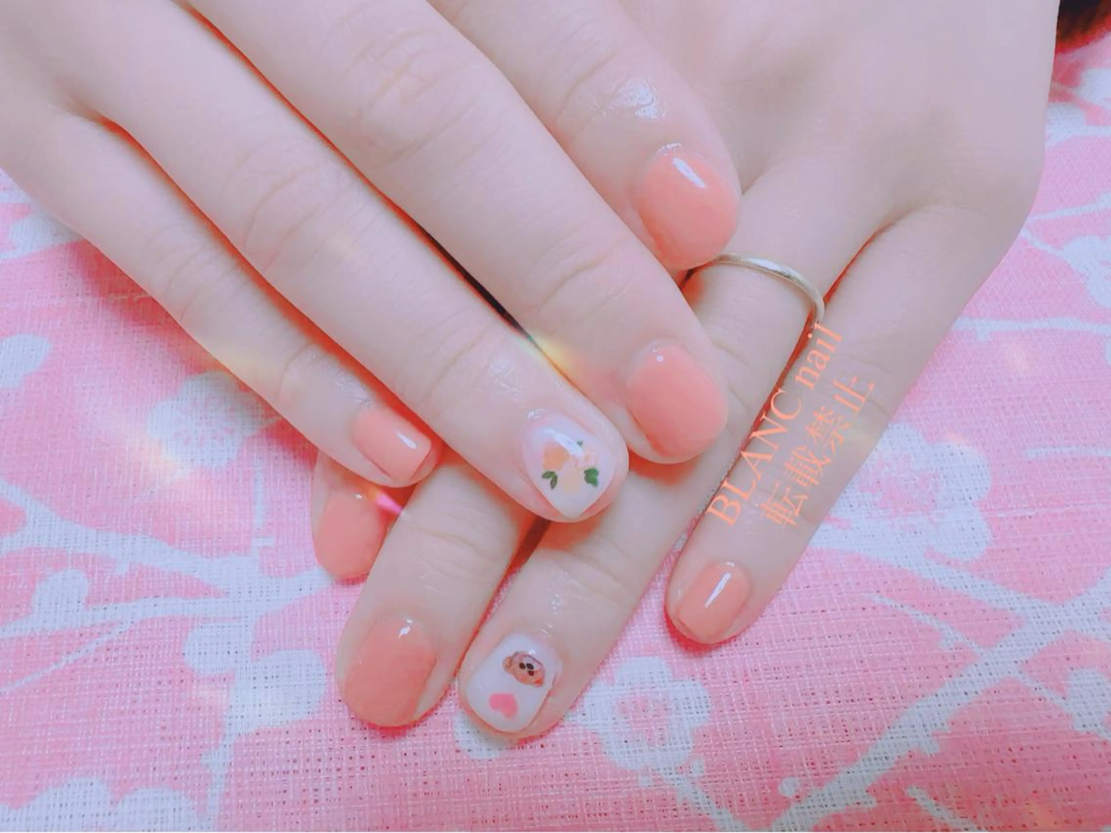 ショート ネイル アートネイル 持ち込み ハンドネイル BLANC （ブラン）のネイルデザイン