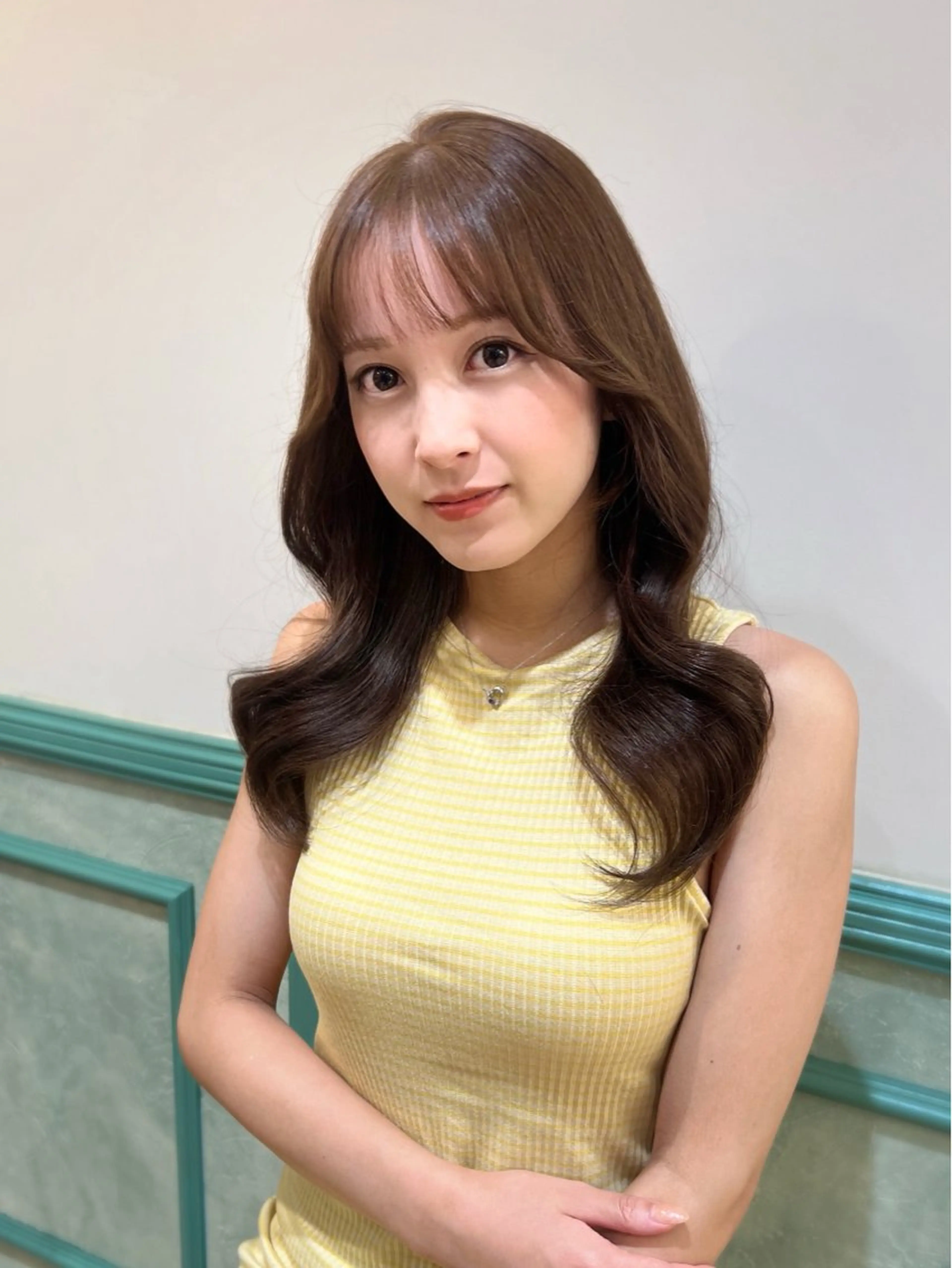 ☘️スタンダード☘️カット＋透明感カラー＋高保湿トリートメント【超音波アイロンサービス】🫧#韓国#レイヤーカット#ボブの写真