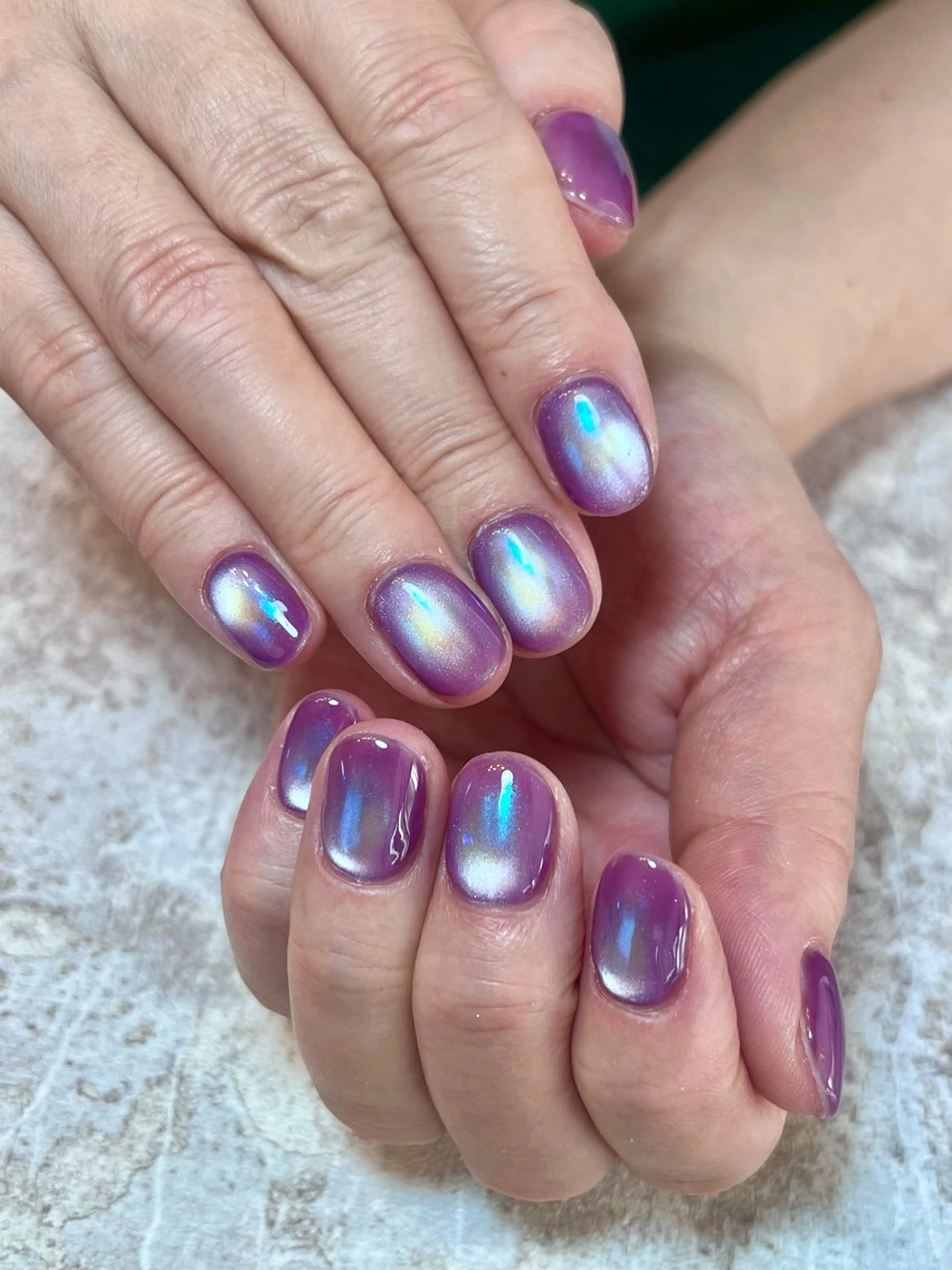 ネイル マグネットネイル ミラーネイル 自由が丘サロン AYAME💅のネイルデザイン