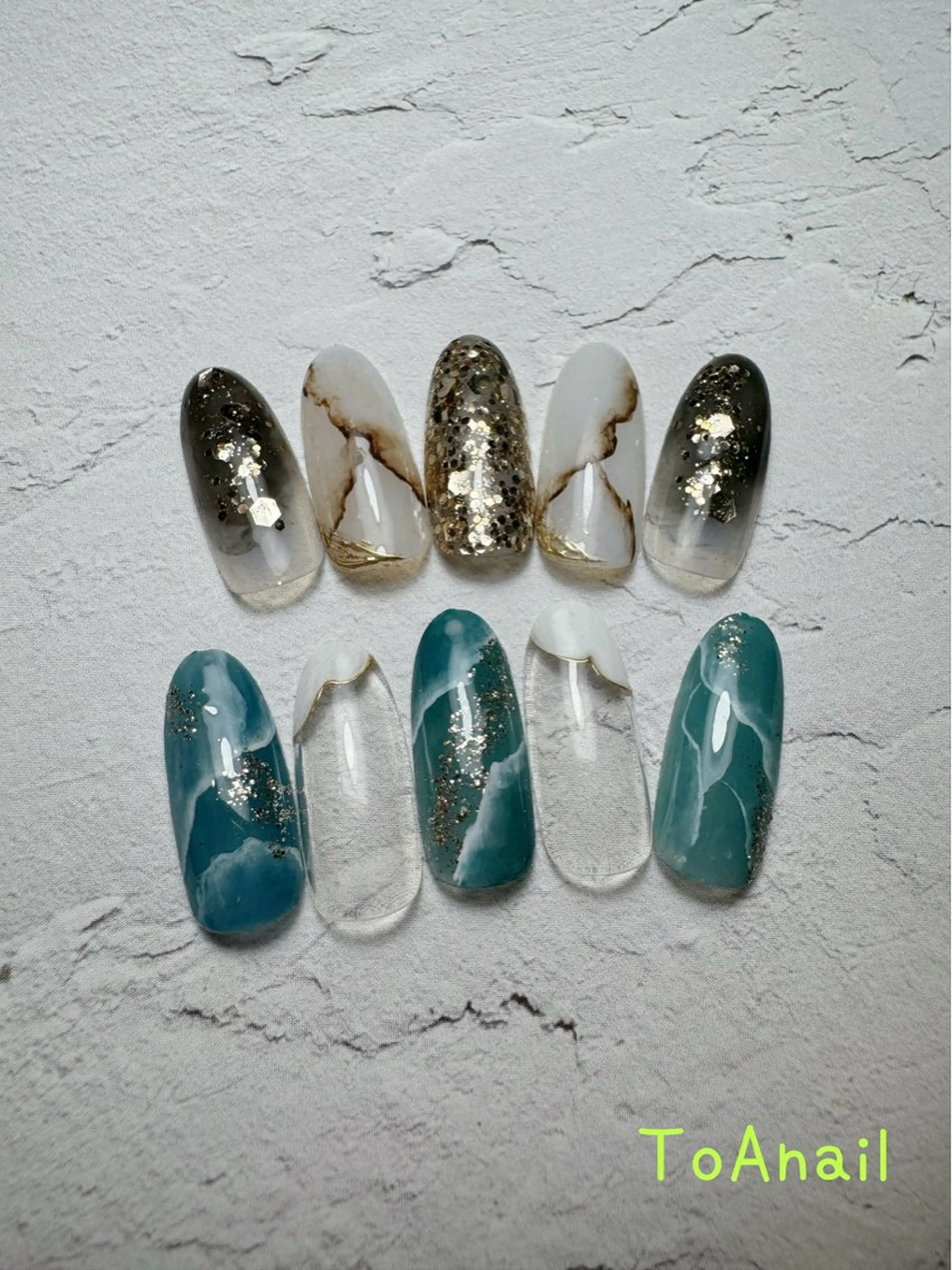 ネイル 大理石ネイル(マーブル) ToA nailのネイルデザイン