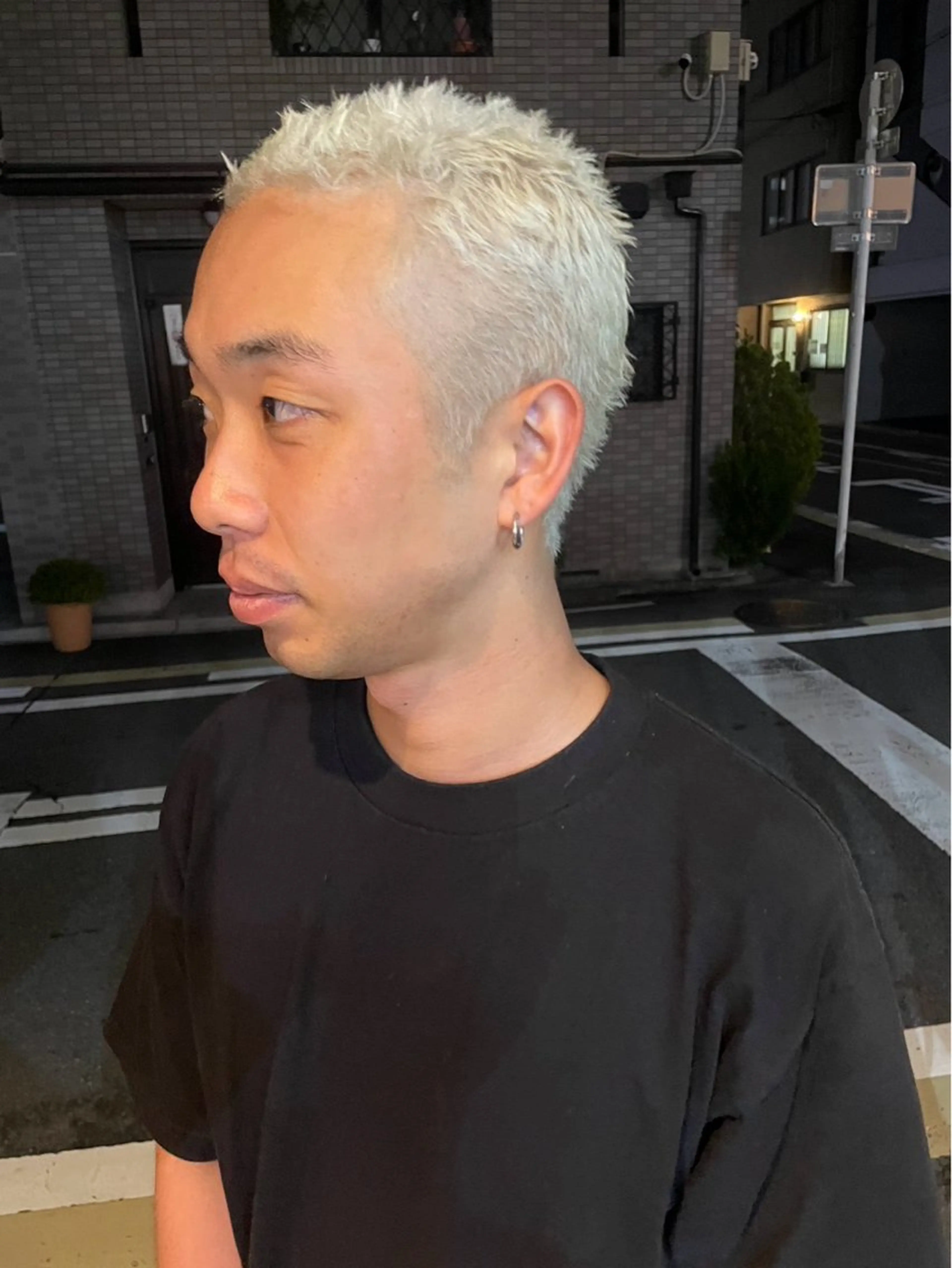 カラー メンズ メンズブリーチ ブリーチ ヘアカラー トリートメント 京都/カラー/松野 翔のヘアスタイル