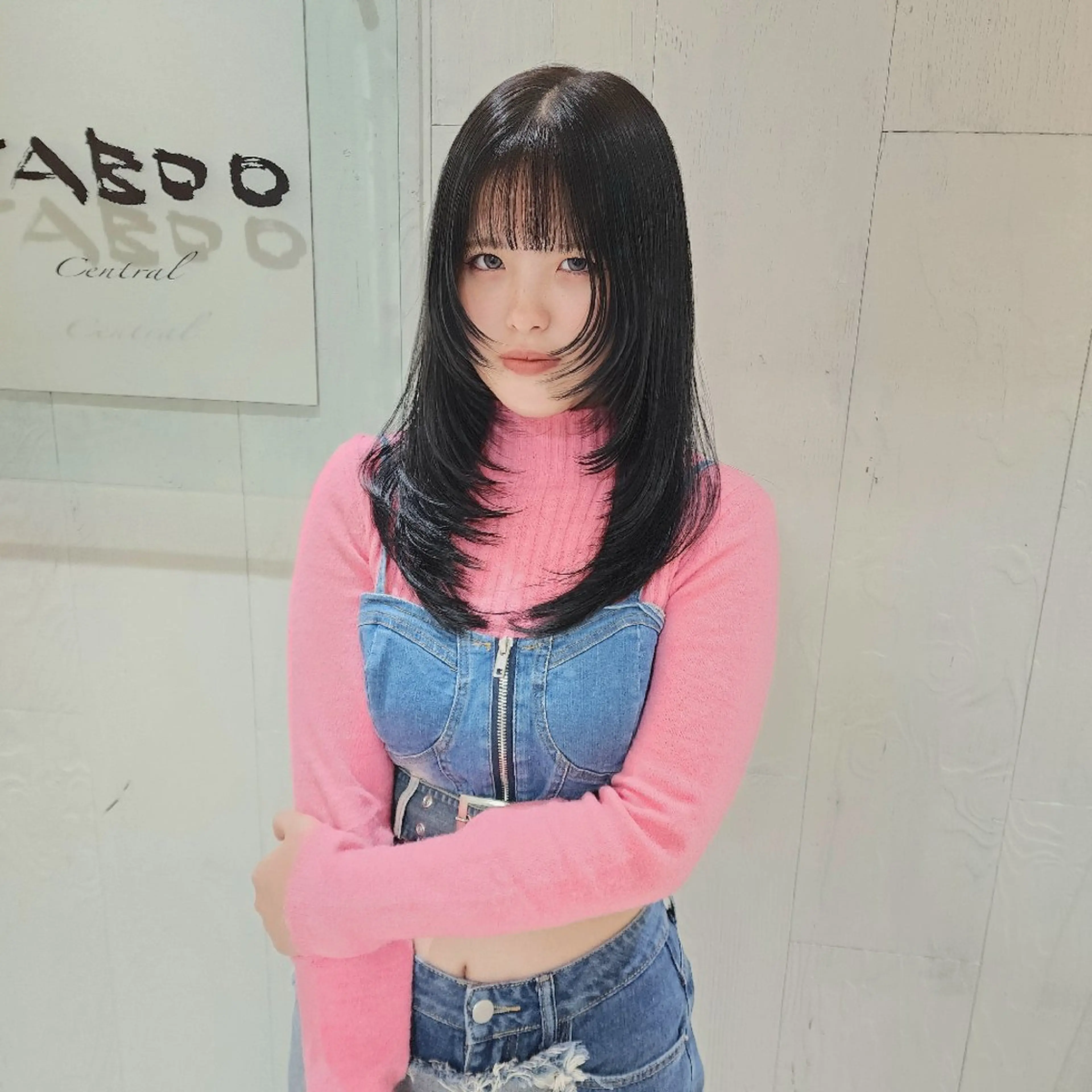 ロング カラー レイヤーカット ウルフカット ウルフレイヤー カット トリートメント レイヤーカット/ ウルフカット/大橋 のヘアスタイル