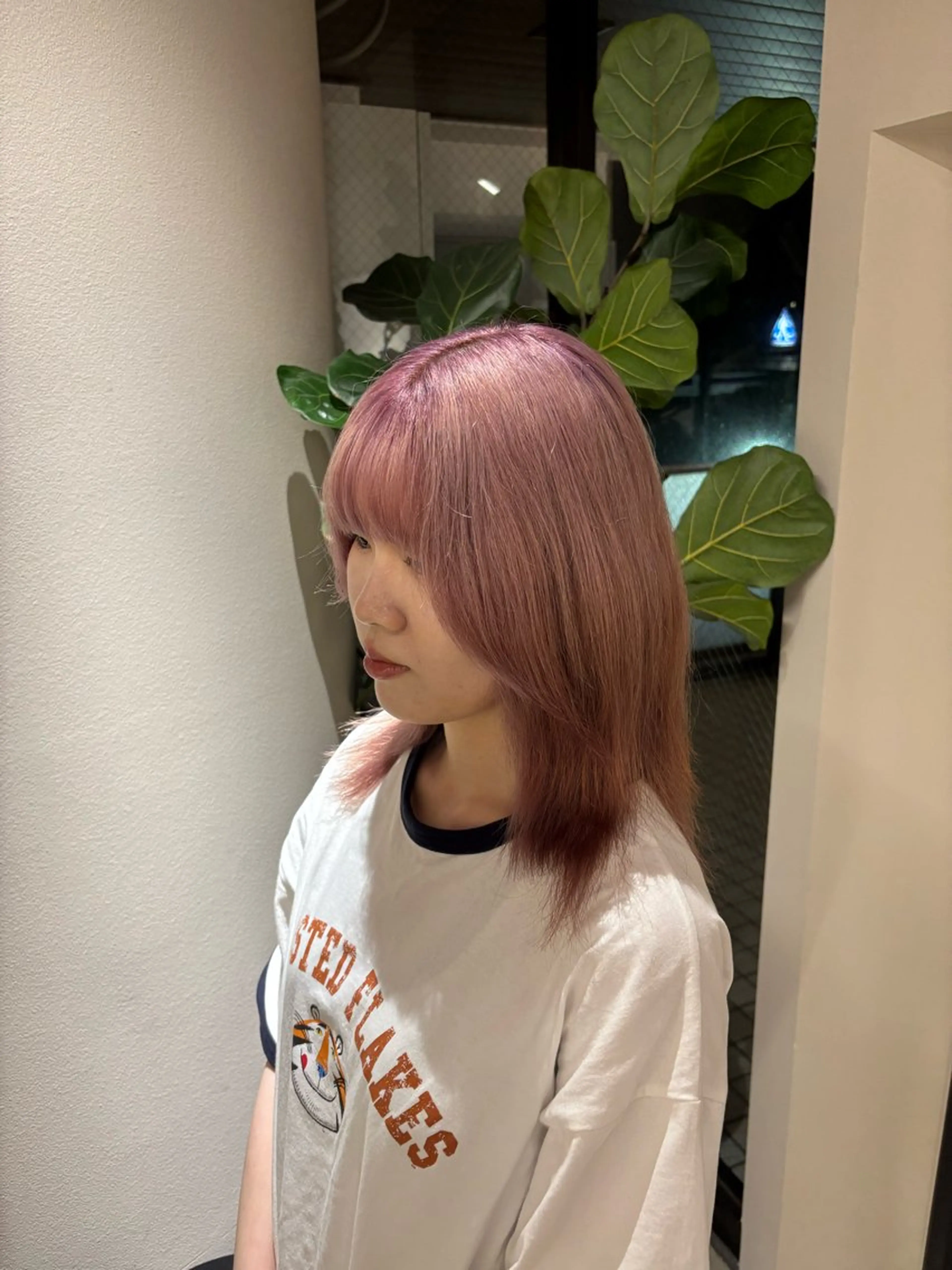 ミディアム 木下 祐希のヘアスタイル