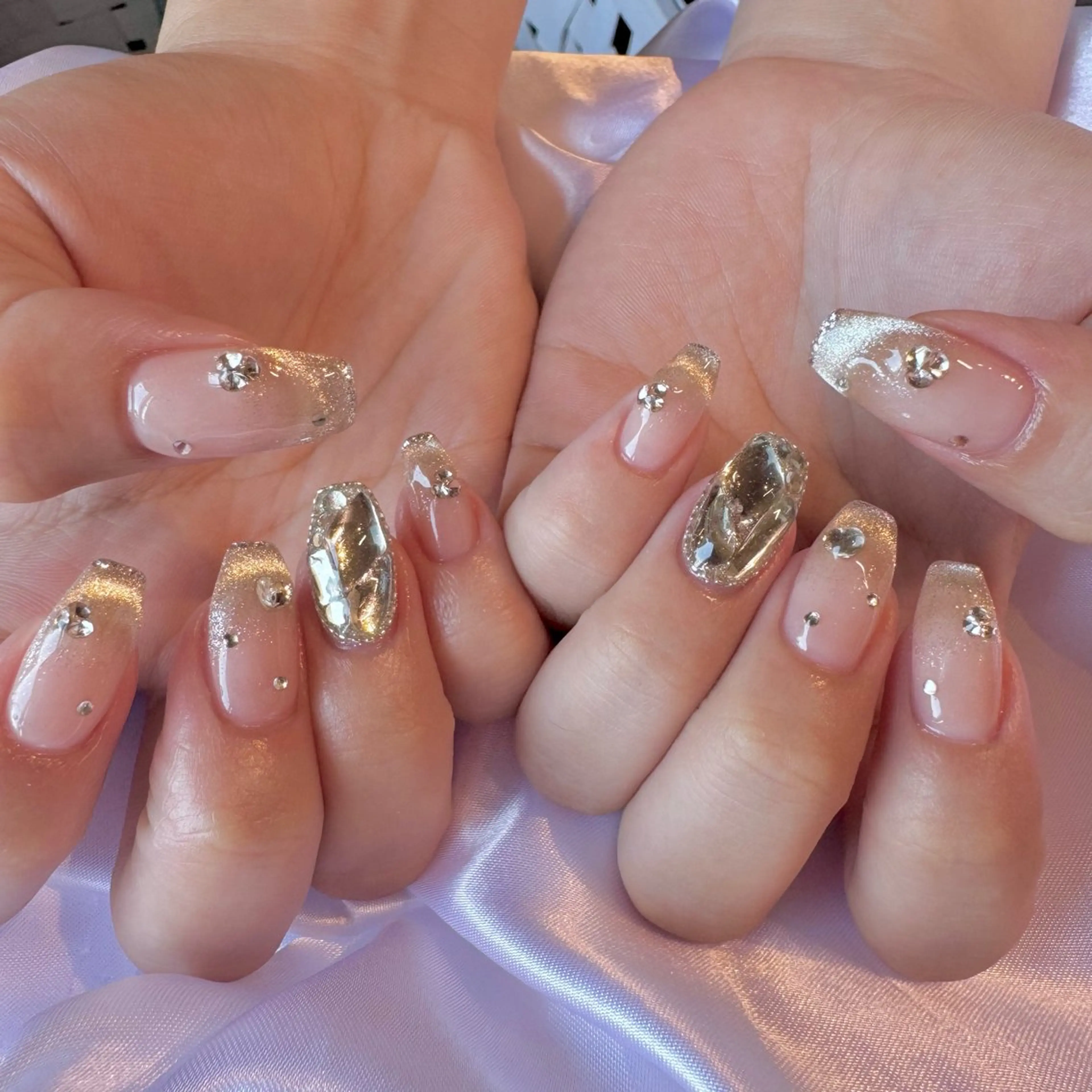 ネイル ワンホンネイル ハンドネイル nail salon e'mu💐のネイルデザイン