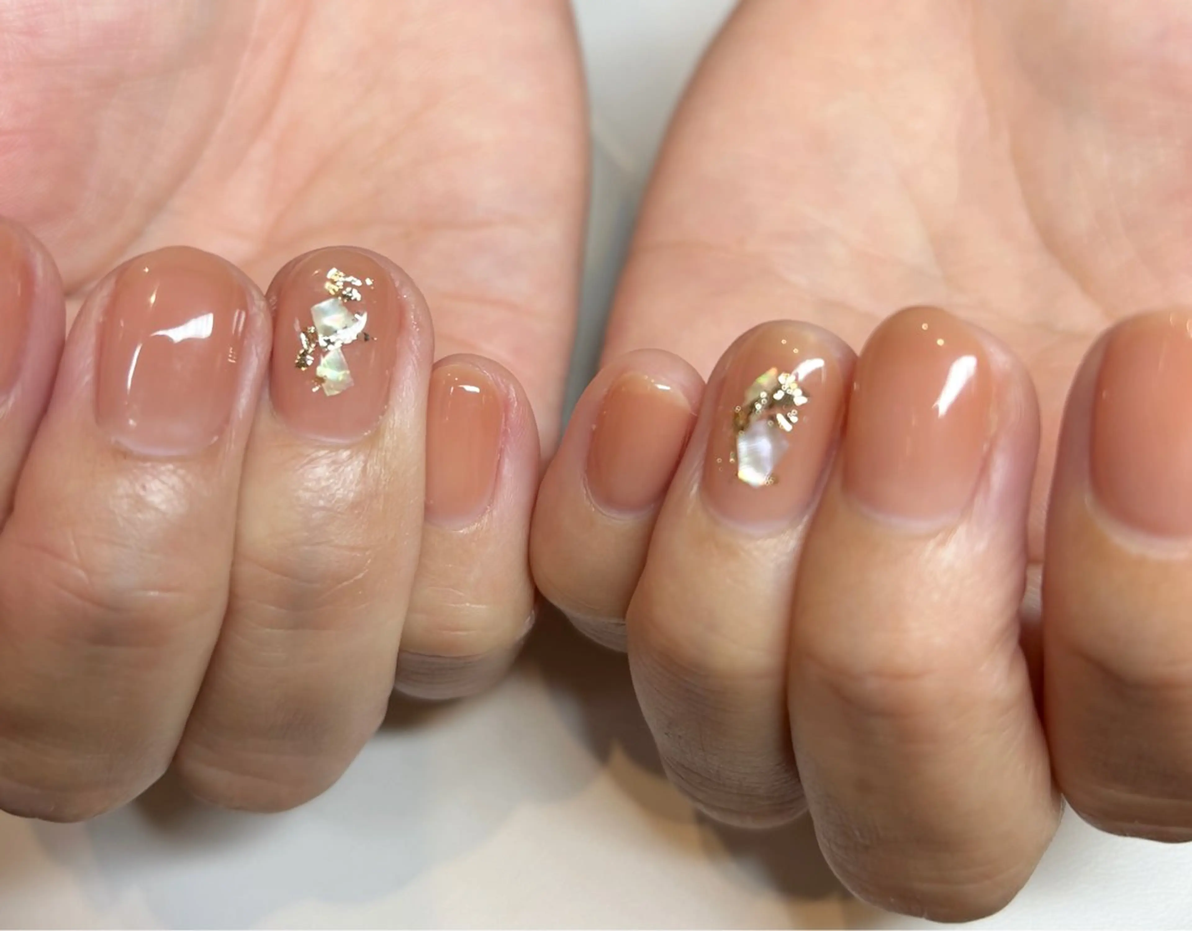 ネイル 長さ出し 持ち込み 春ネイル ハンドネイル N.style所属・Ｎ. styleのネイルデザイン