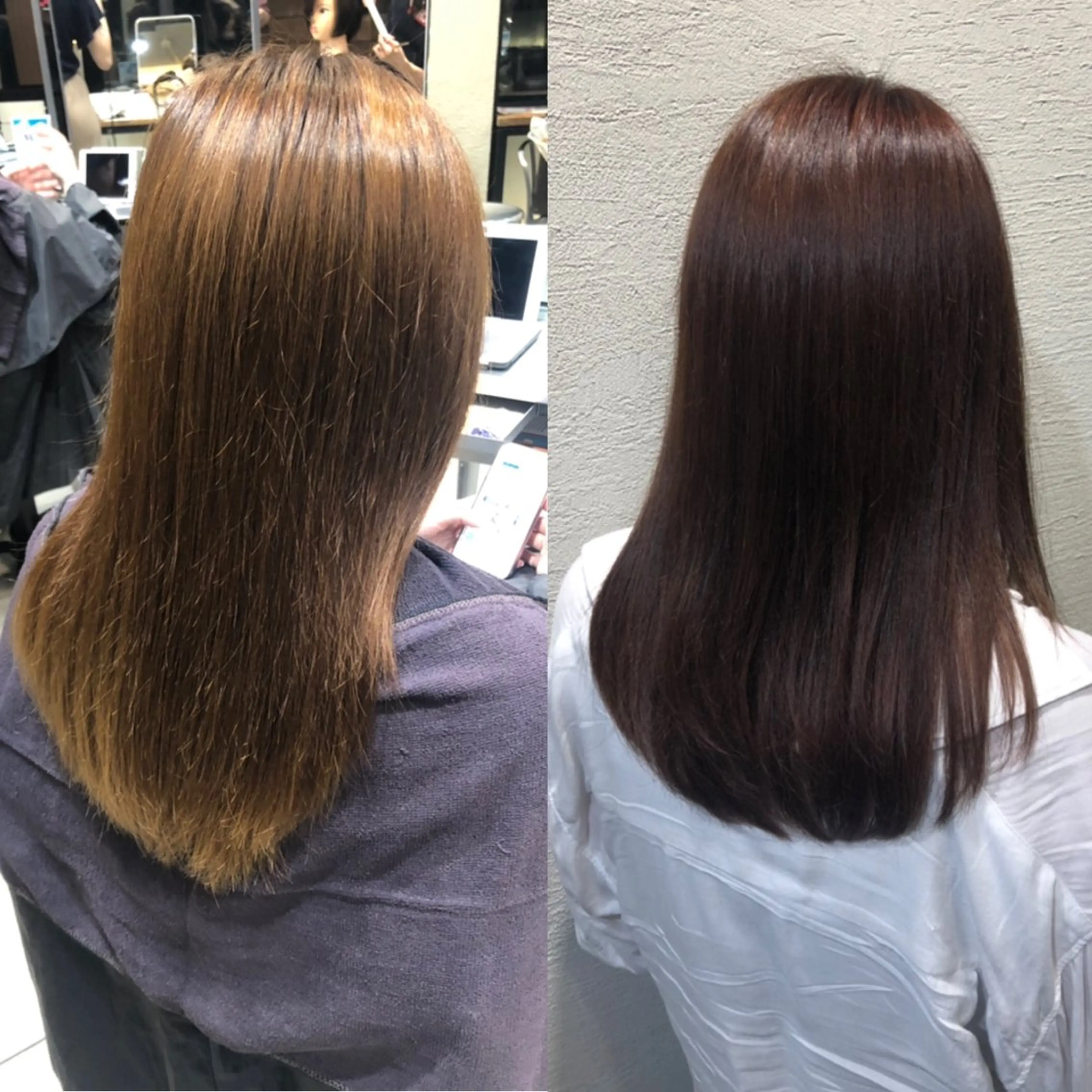 ロング 三宅 志穏のヘアスタイル