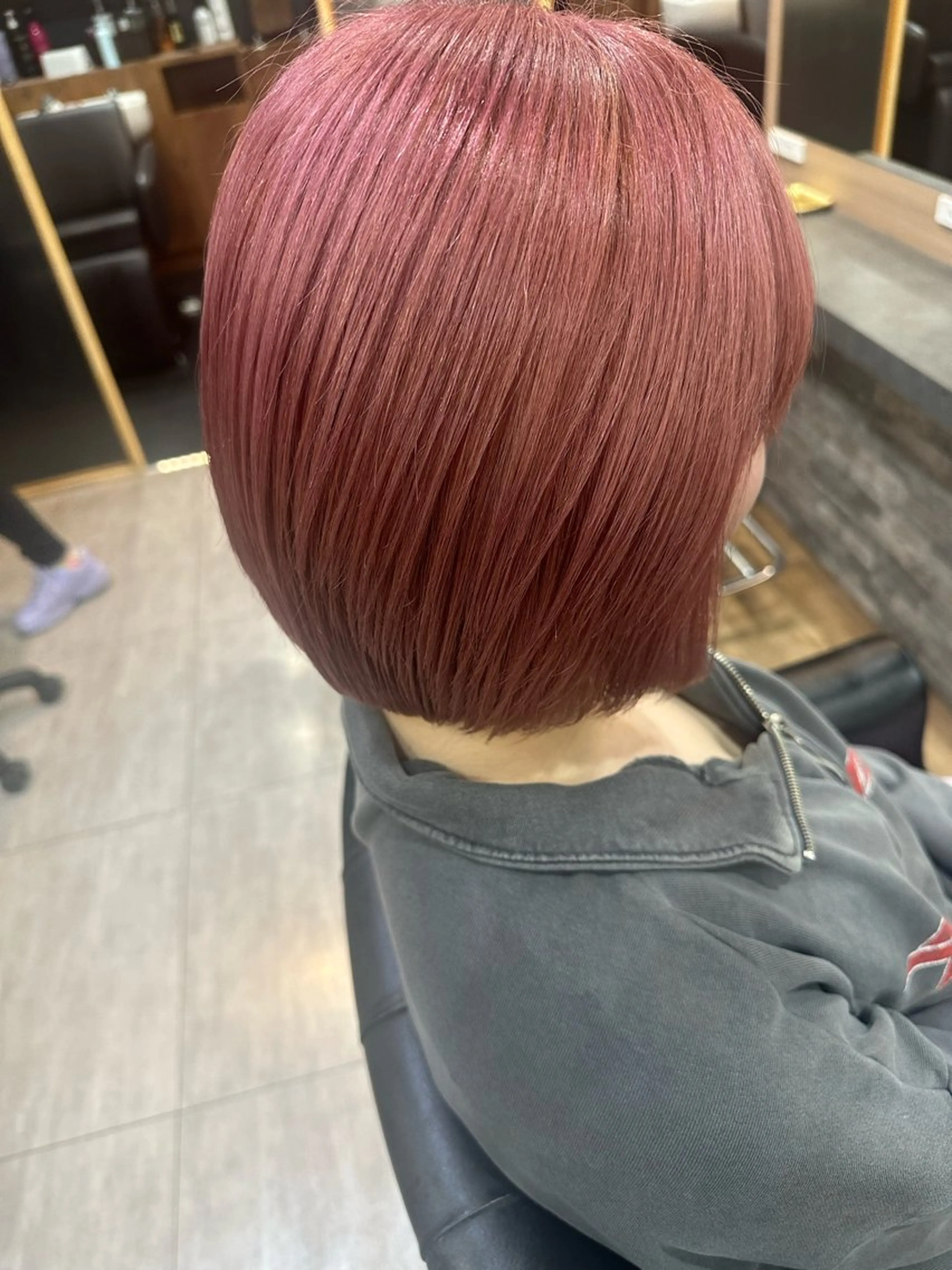 ショート ヘアカラー 横浜lapis amaneのヘアスタイル
