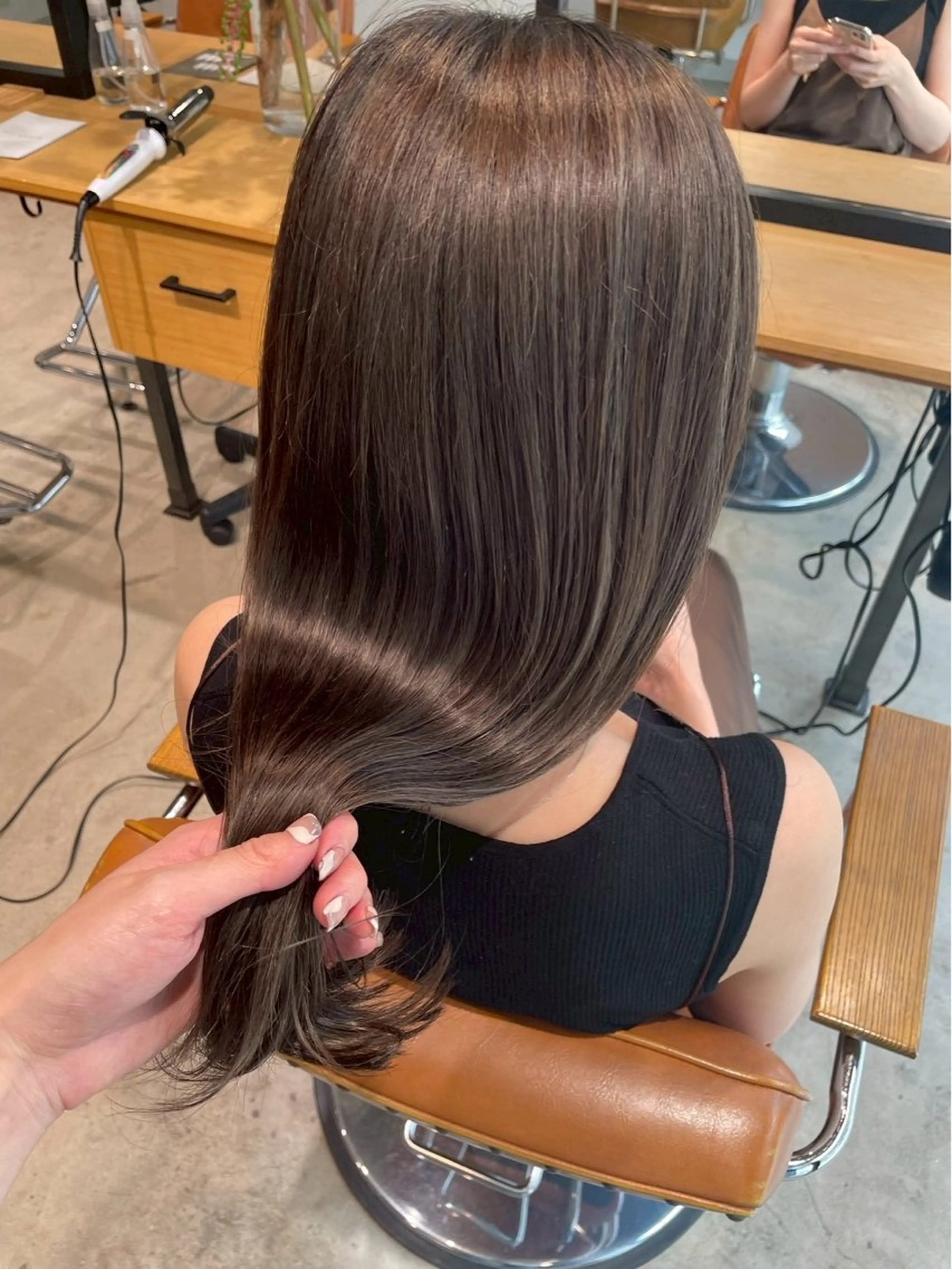 カラー miku/天神 艶カラーのヘアスタイル