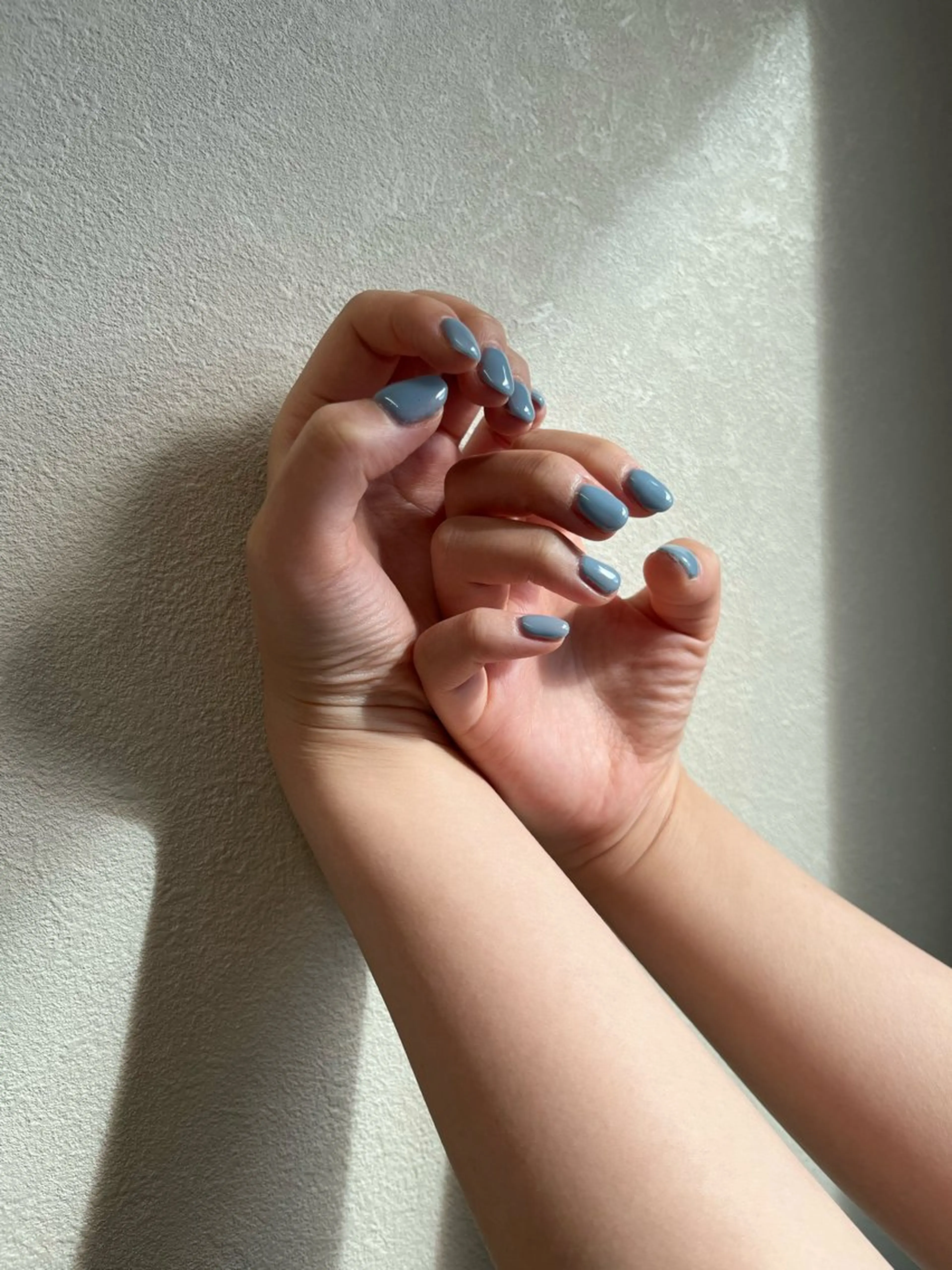 ネイル 水色 ワンカラーネイル ハンドネイル GO TODAY  SHAiRE  SALON 横浜solace店所属・yuuna ネイルモデル募集中のネイルデザイン