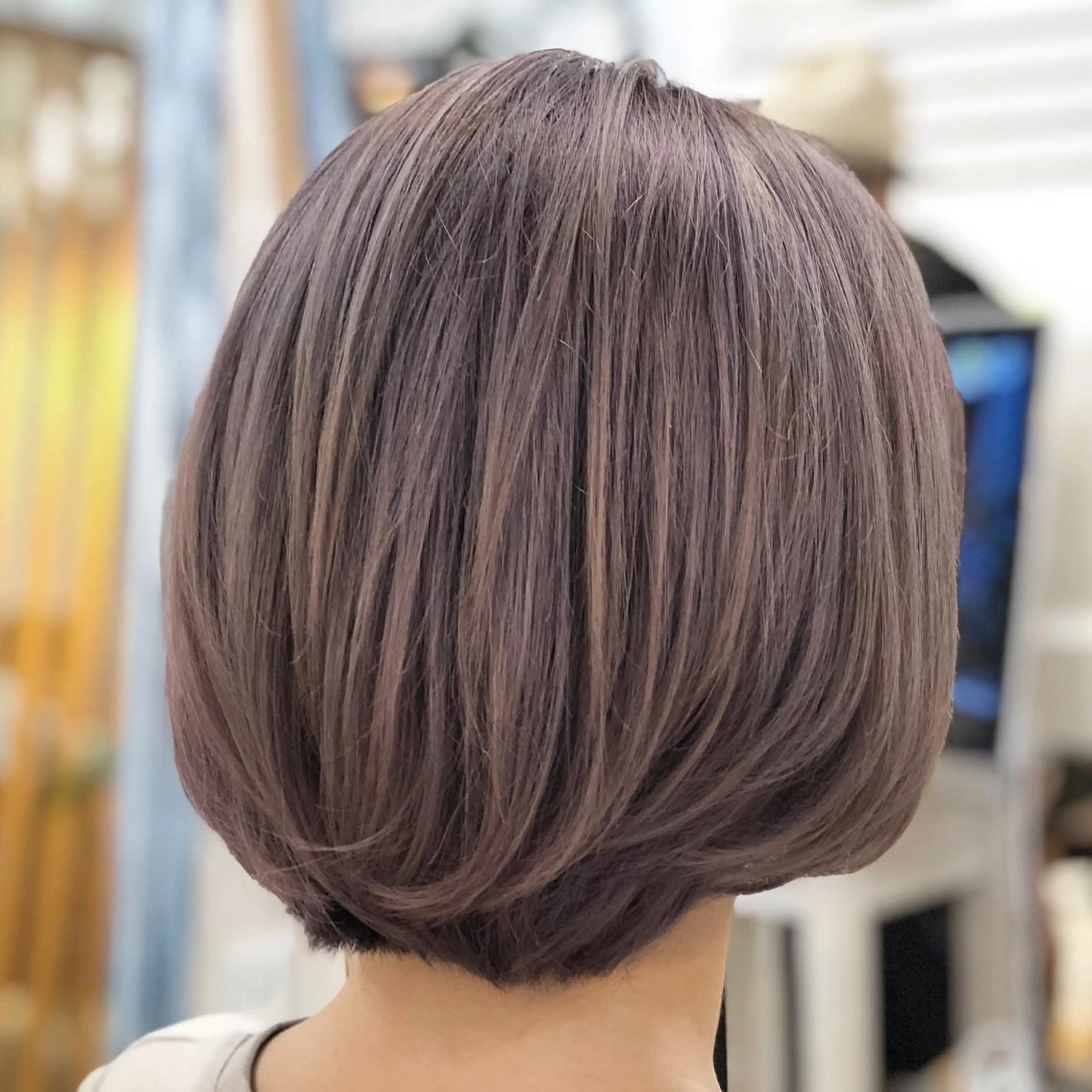 ショート カラー アッシュ ラベンダーカラー ラベンダーアッシュ かわさき ともやのヘアスタイル