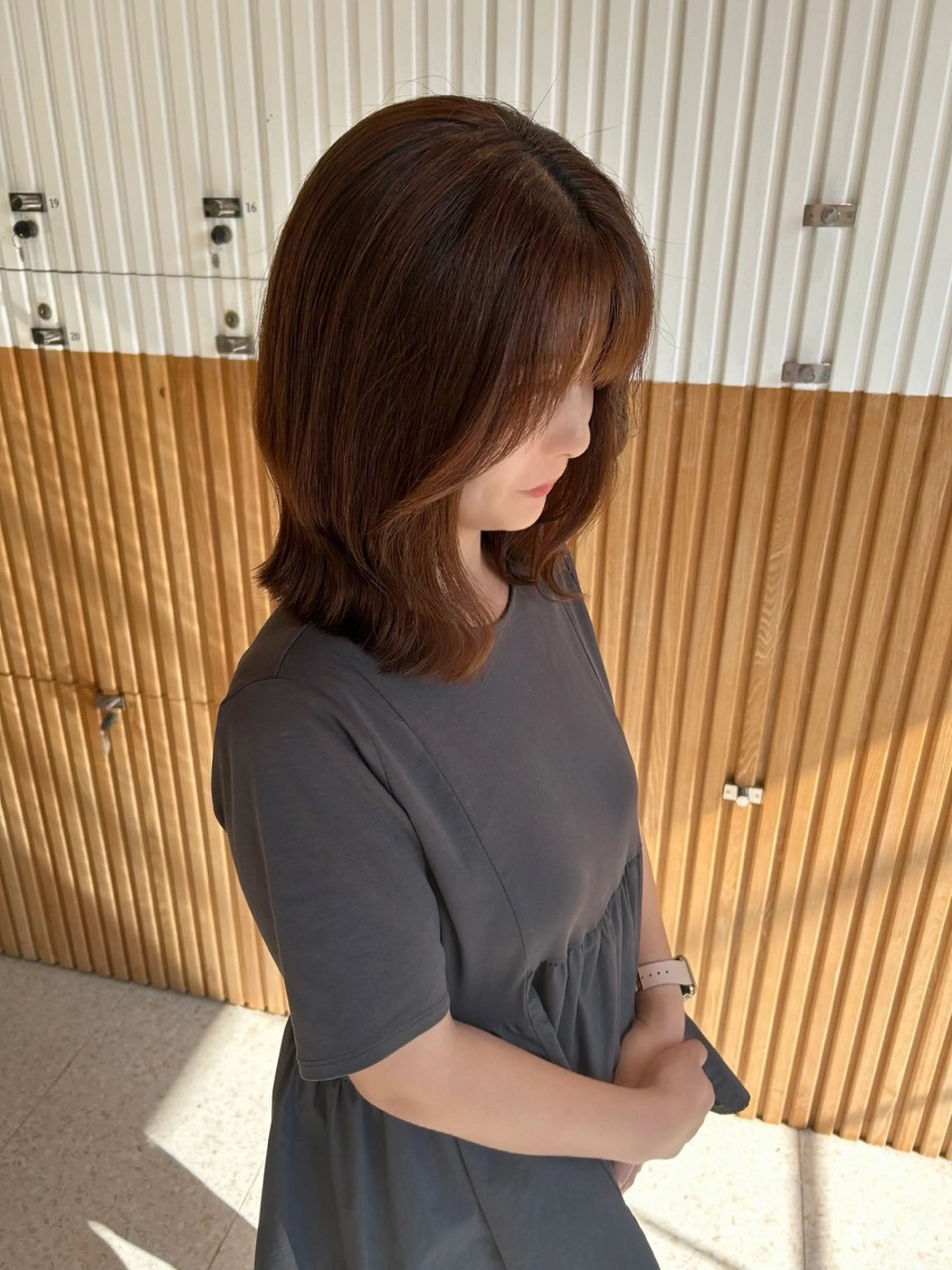 ミディアム chord seventh コードセブンス所属・Manaka ☺︎のヘアスタイル