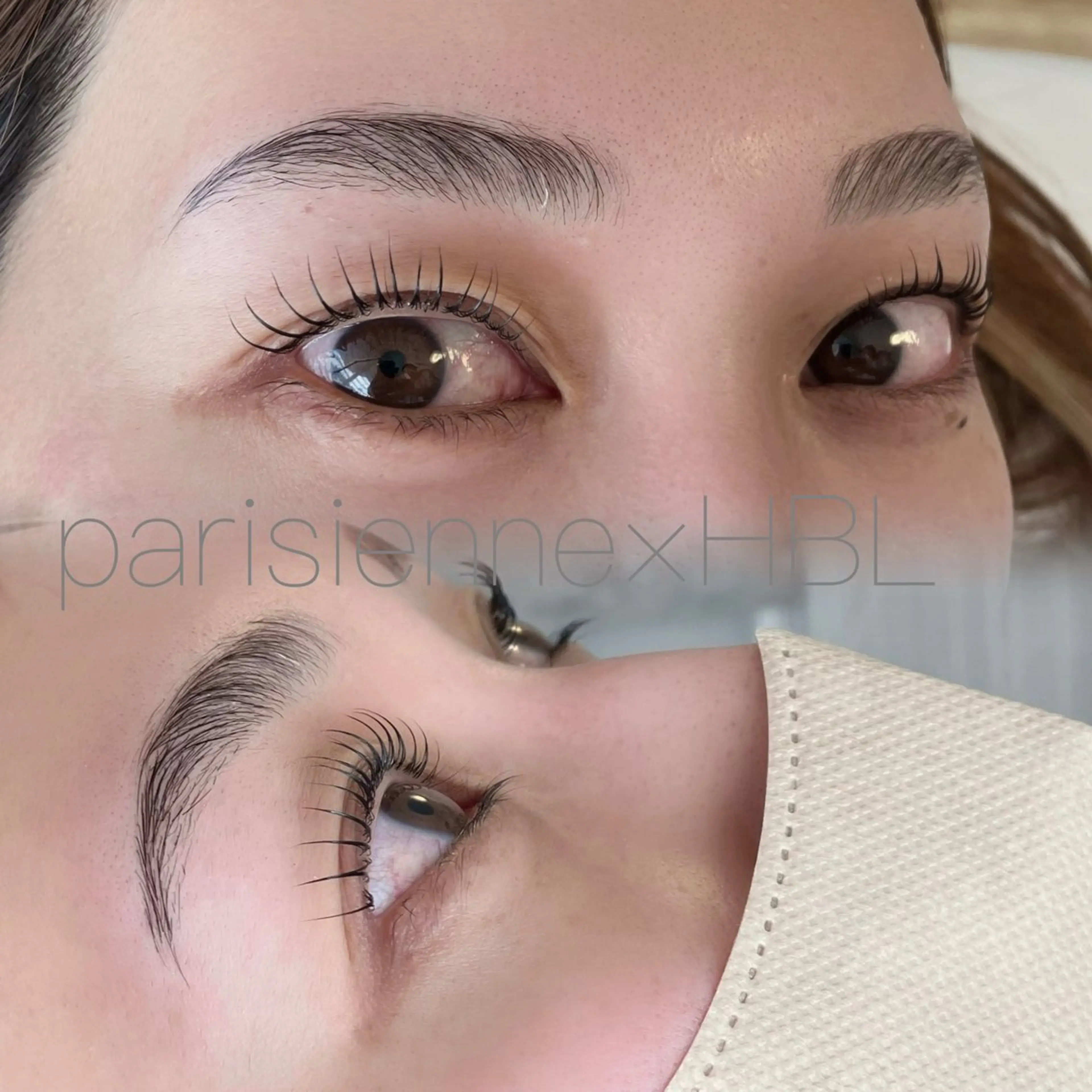 パリジェンヌラッシュリフト+ハリウッドブロウリフトの写真