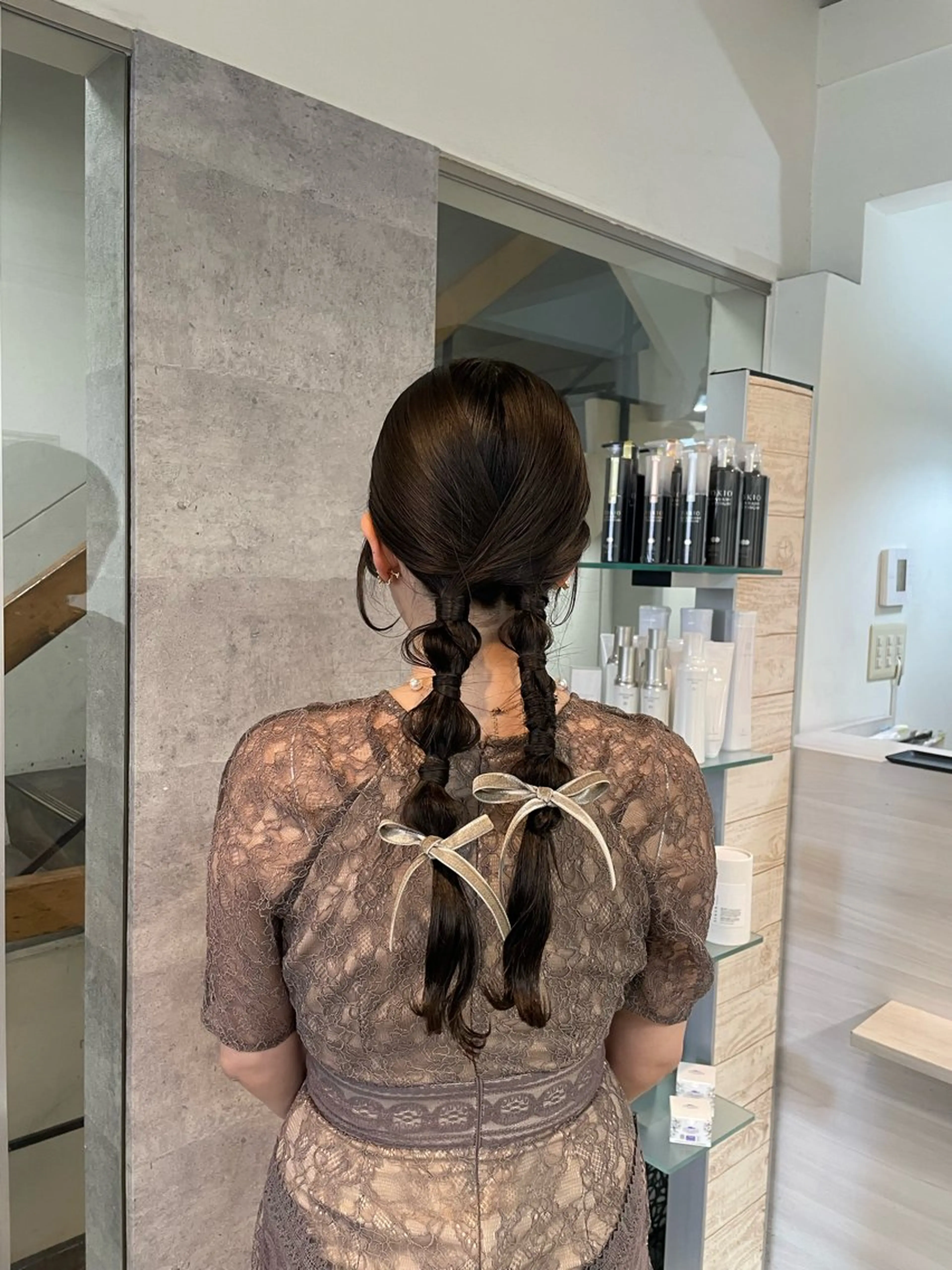 ヘアアレンジ ヘアセット 金城 二千夏のヘアスタイル