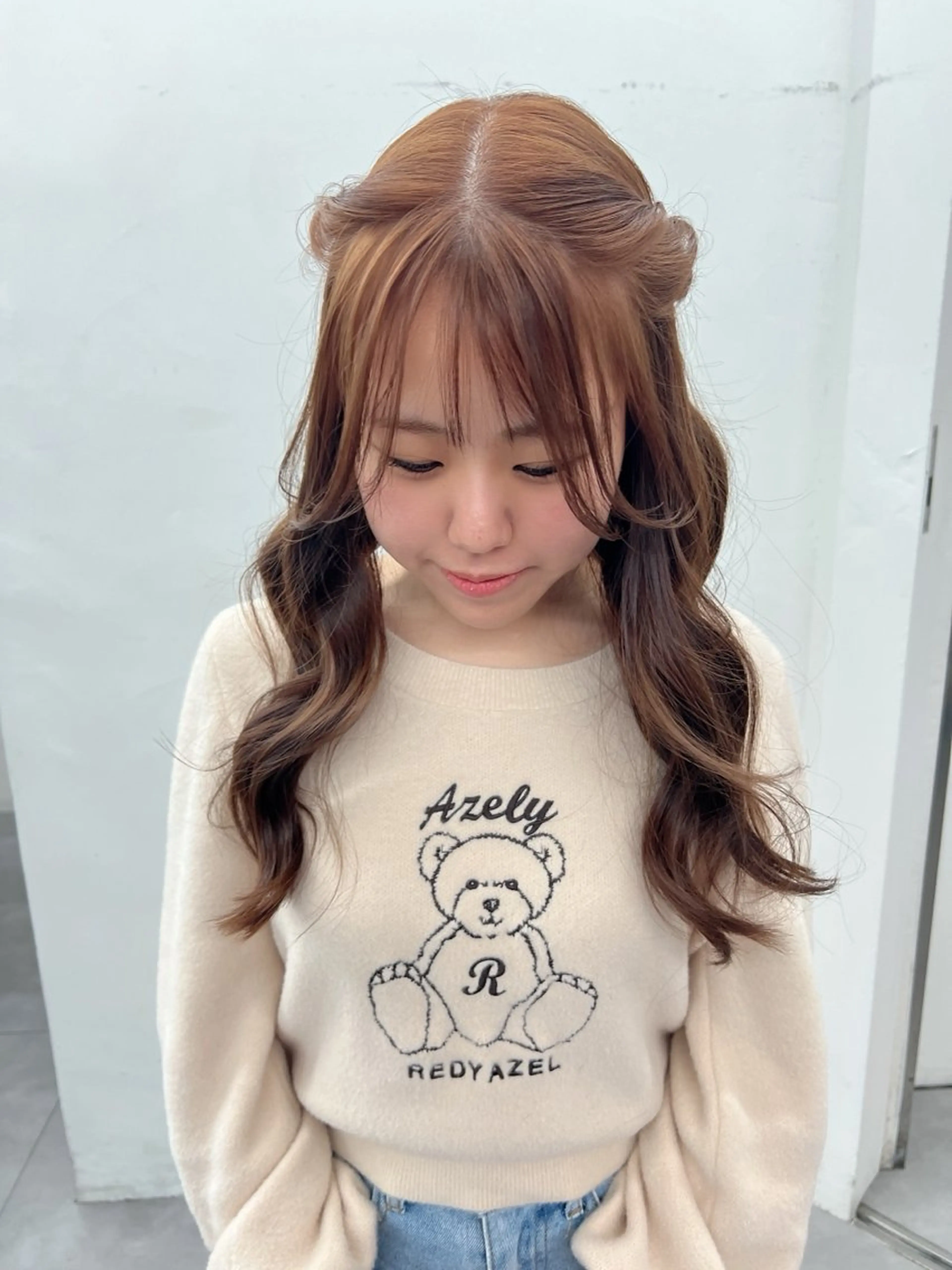 ロング ハイトーン /愛子のヘアスタイル