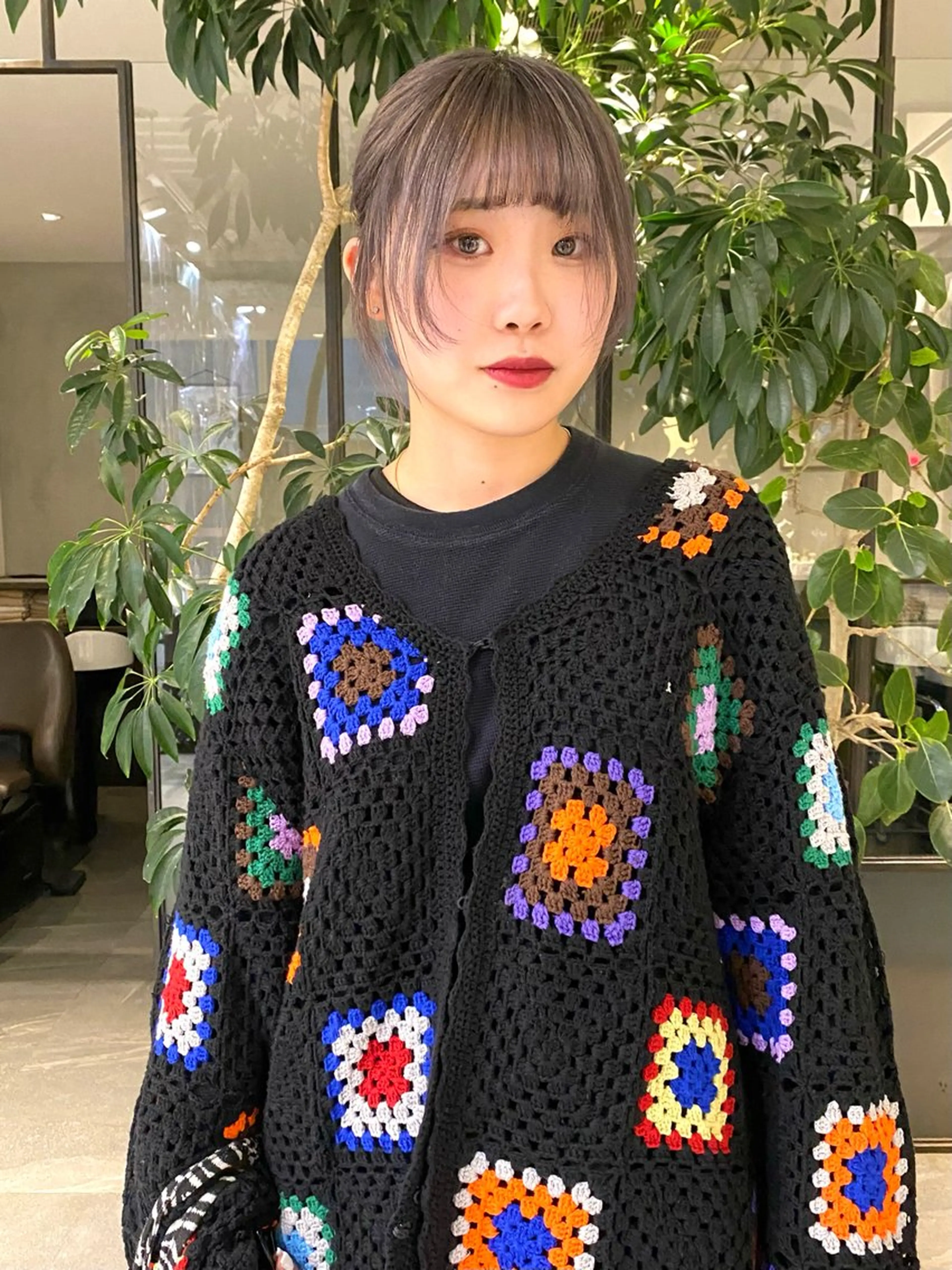 ミディアム カラー ヘアカラー Hair & make Lamp所属・梅田のブリーチ特化 美容師KAI🥰のヘアスタイル