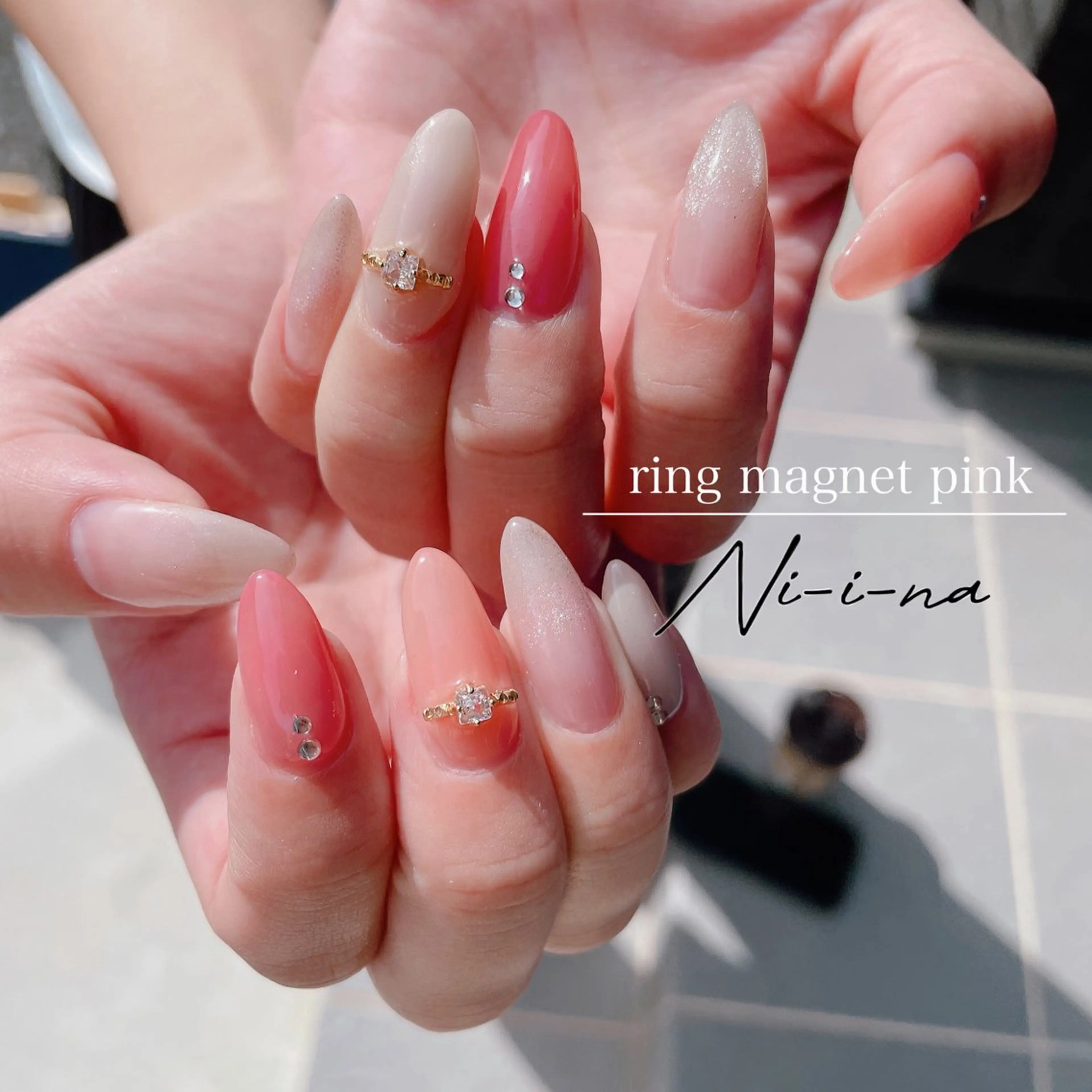 ネイル ハンドネイル nail salon Ni-i-naのネイルデザイン