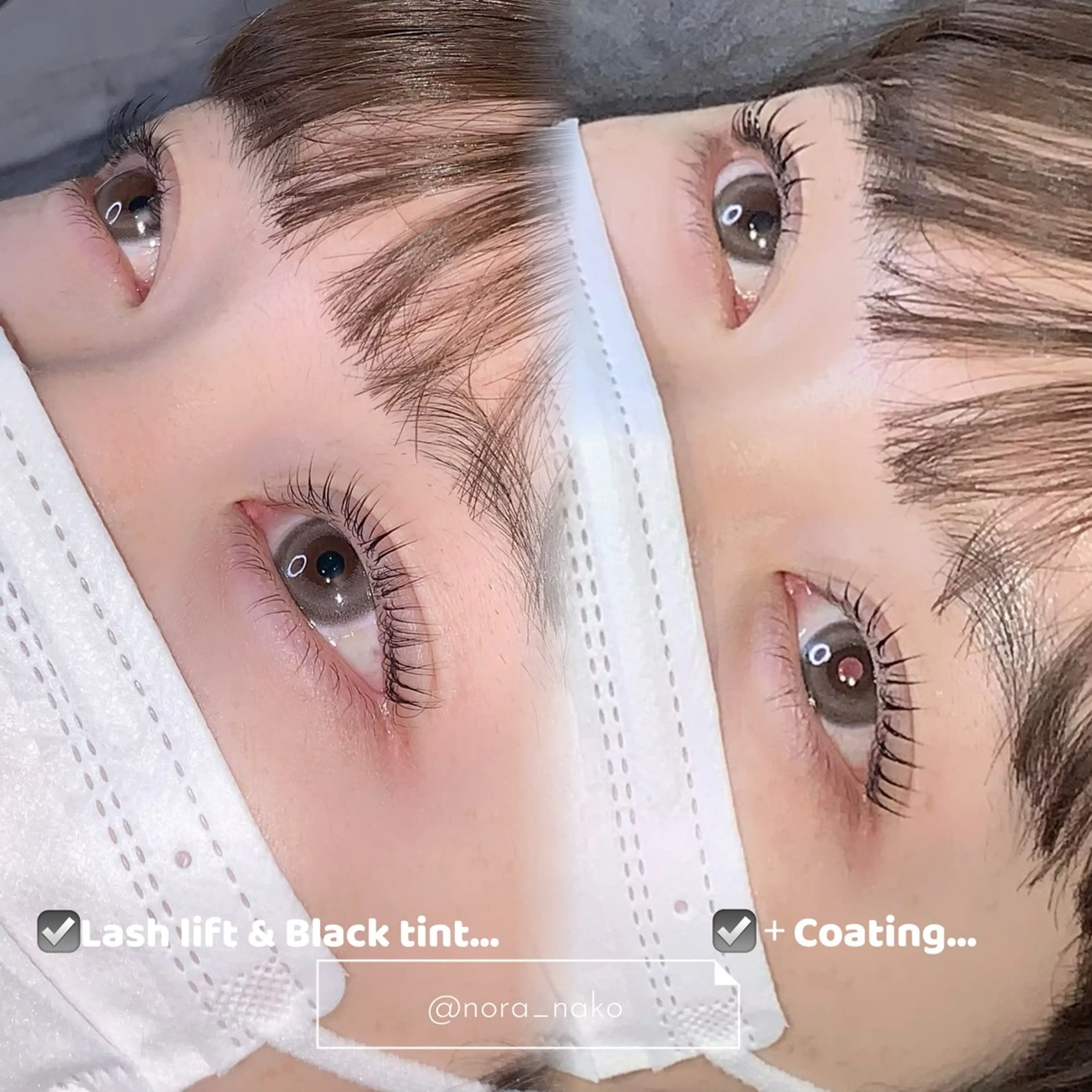 マツエク・マツパ 韓国風マツエク まつげパーマ マツパ NORAアイラッシュ 🩵NANAKOのマツエク・マツパデザイン