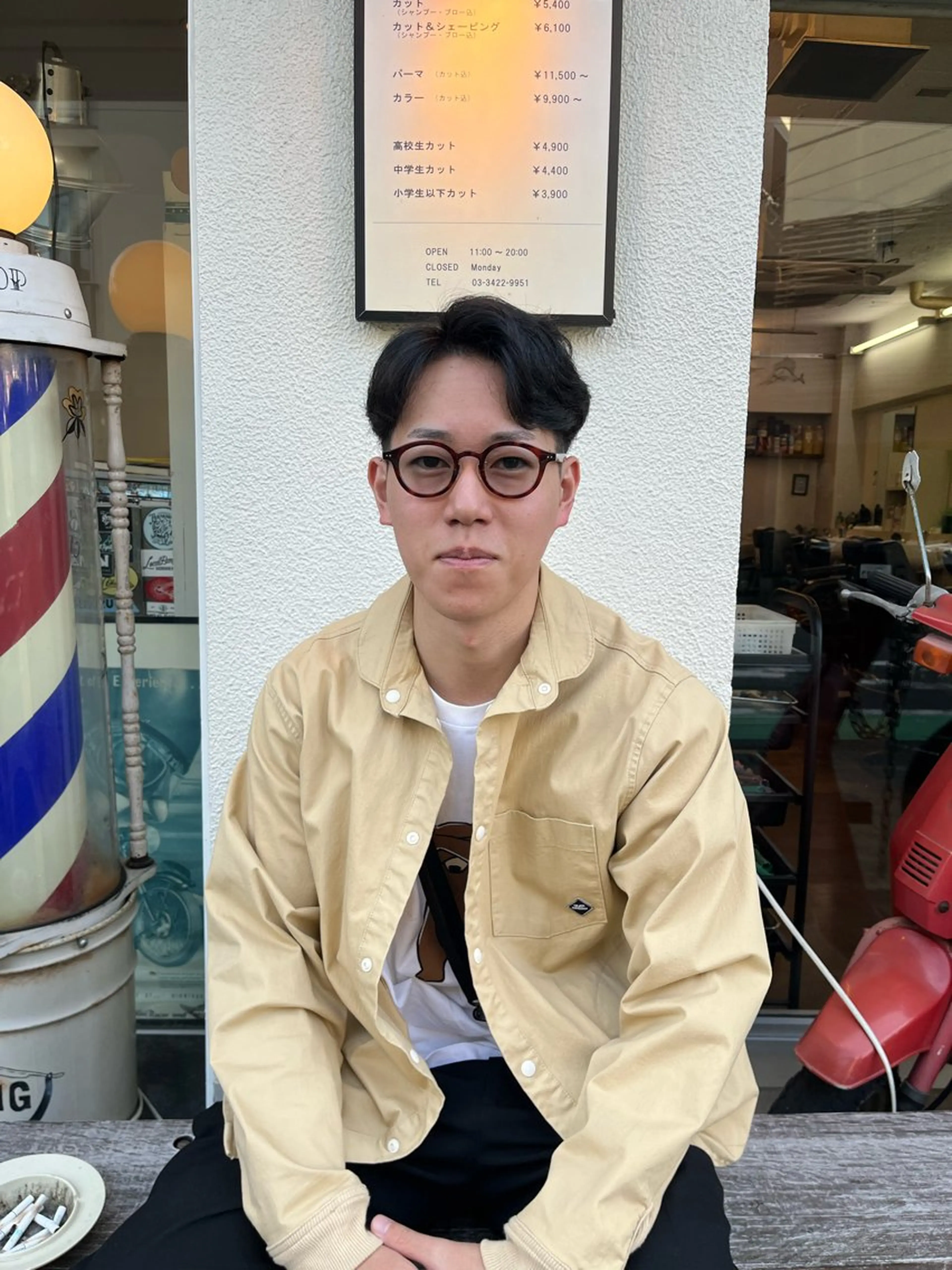 ショート パーマ メンズ barber shop KING所属・💈メンズ 床屋💈 似合わせ💈春日井のヘアスタイル