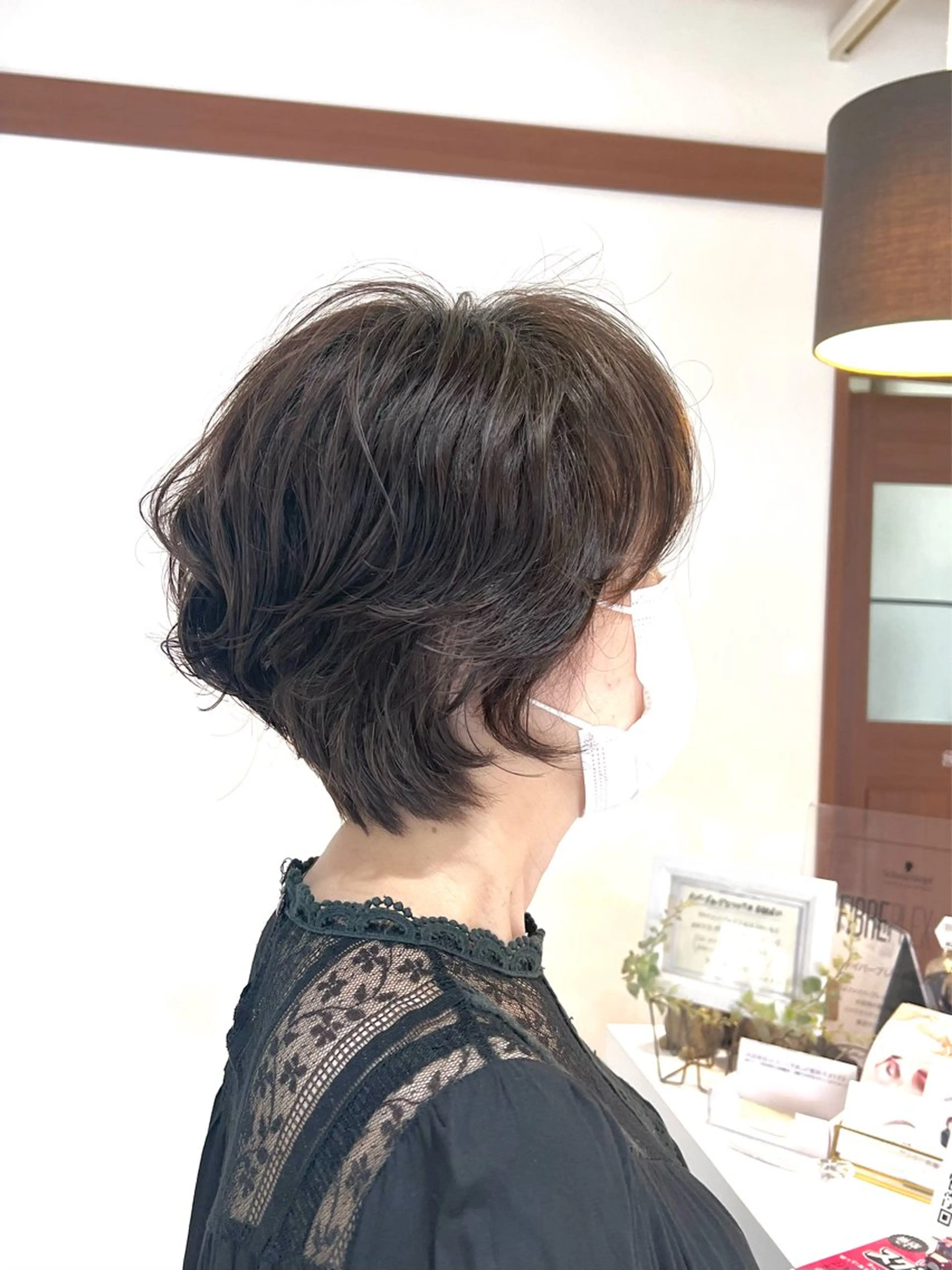 ショート カラー パーマ デジタルパーマ 美容室Plaser(プラセル)所属・YUKA .のヘアスタイル