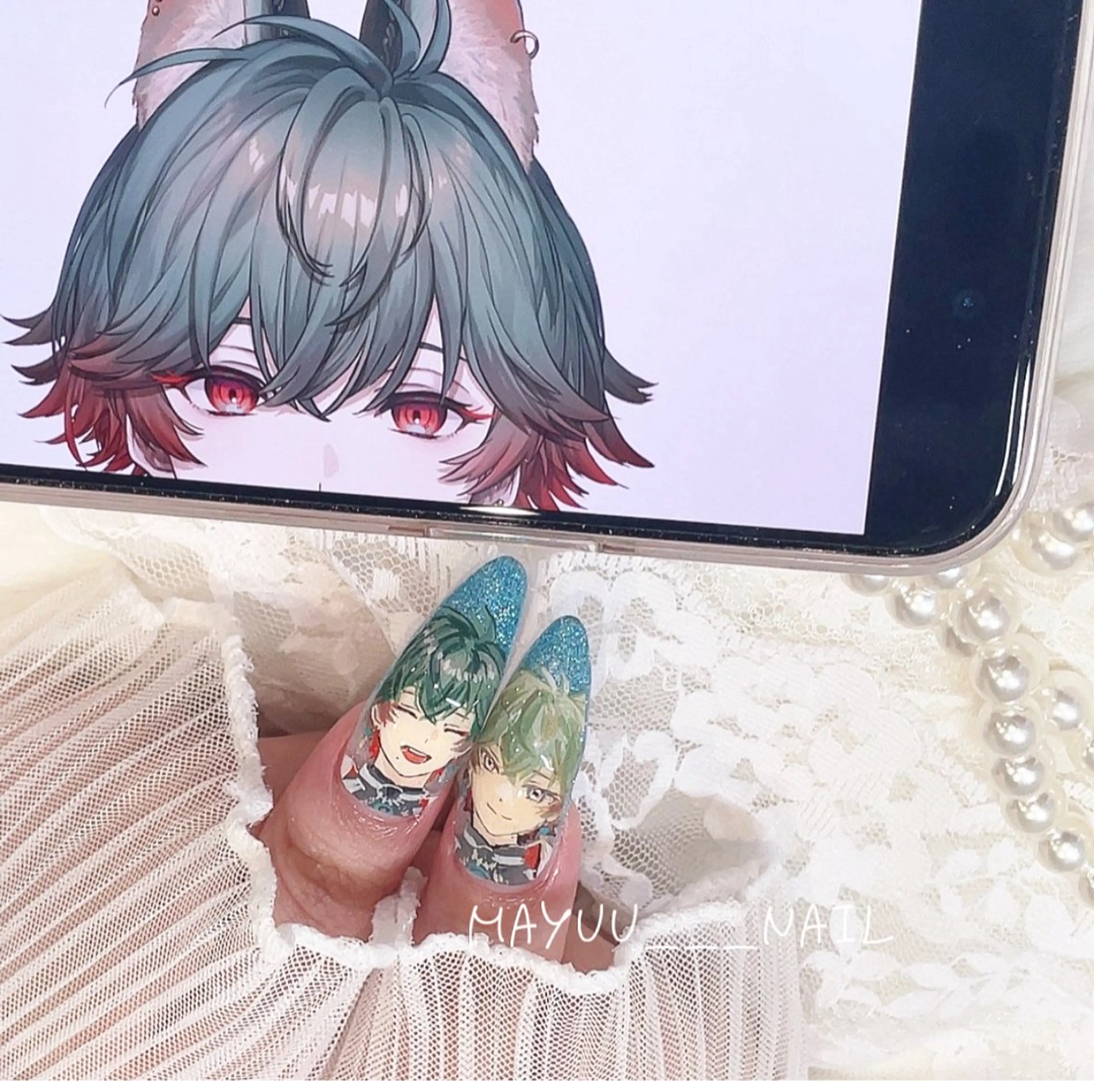 ネイル 🎀 Mayu 🎀痛ネイルのネイルデザイン